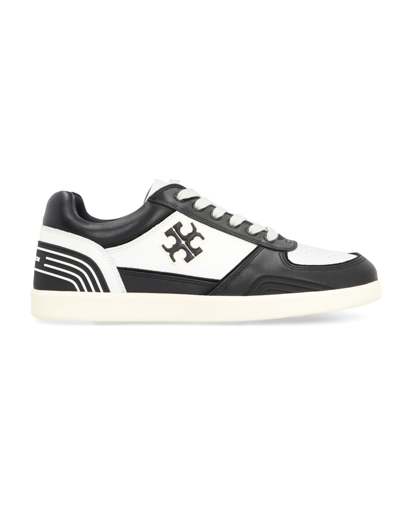 Tory Burch Clover Court Leather Low-top Sneakers - White