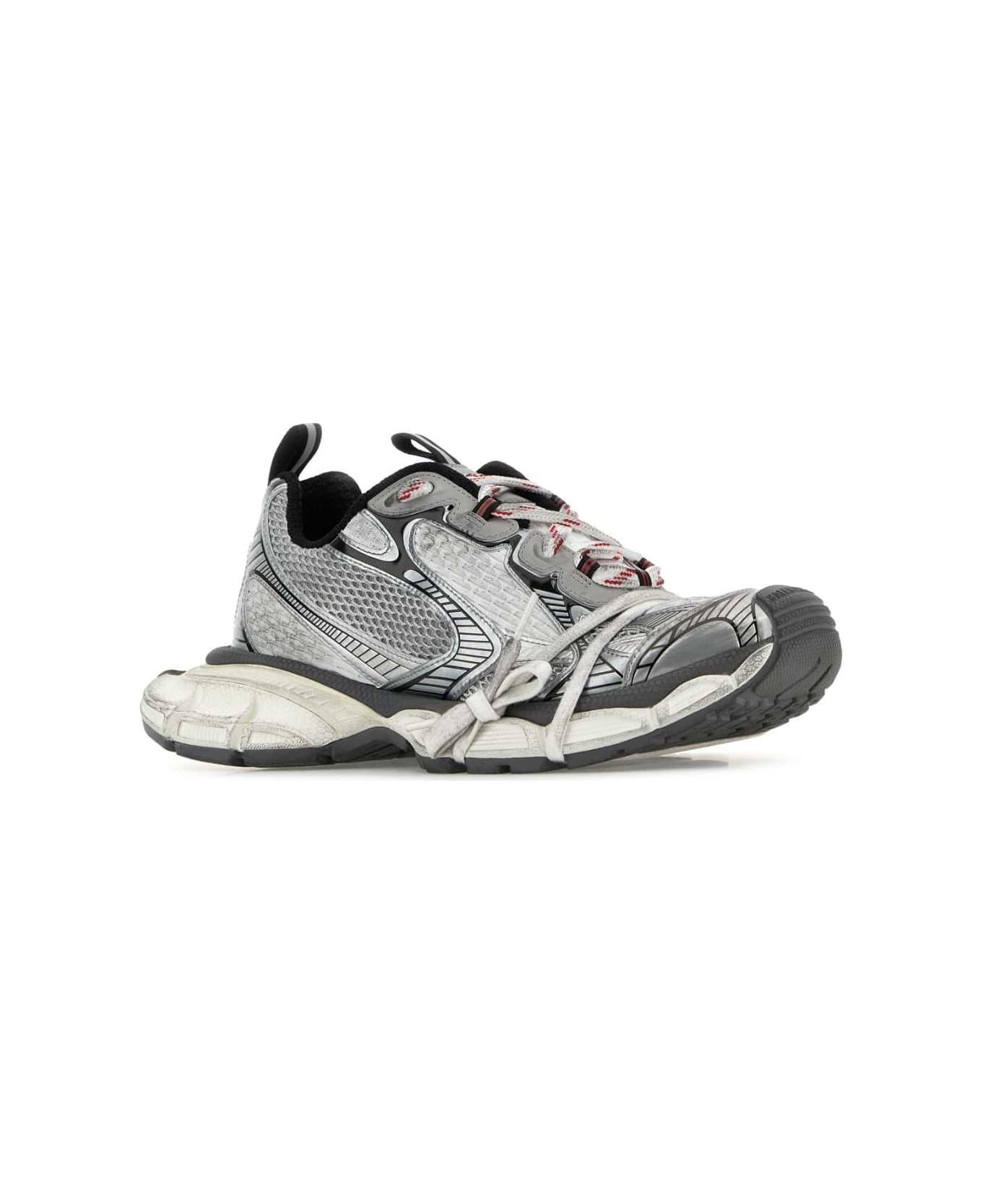 Balenciaga Multicolor Mesh And Rubber 3xl Sneakers - GREYWHITERED