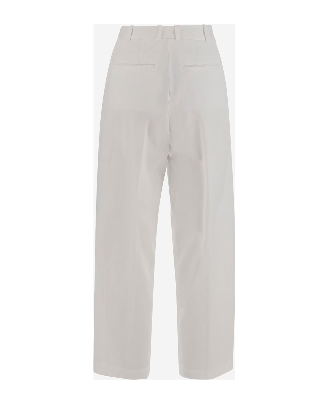 QL2 Stretch Cotton Pants - White