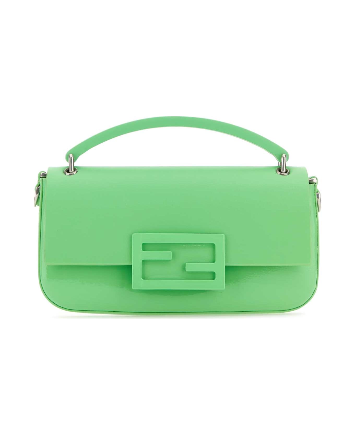 Fendi Pastel Green Leather Baguette Phone Case - GREEN