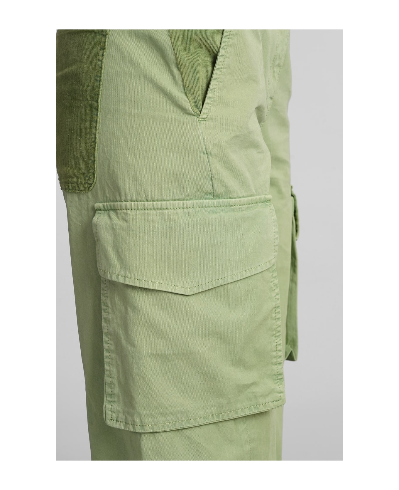 Stella McCartney Pants In Green Cotton - green