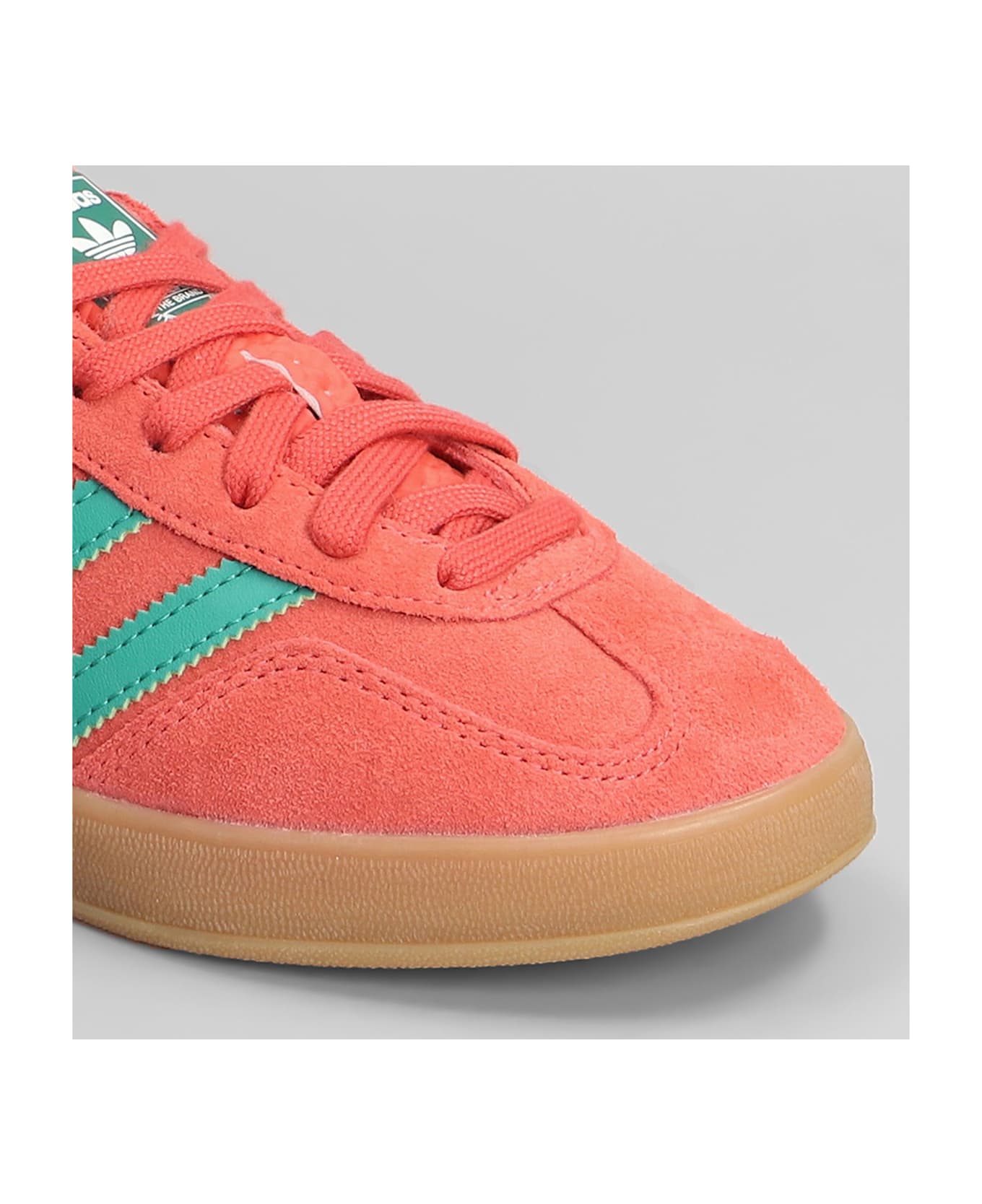 Adidas Gazelle Indoor Sneakers In Red Suede - red