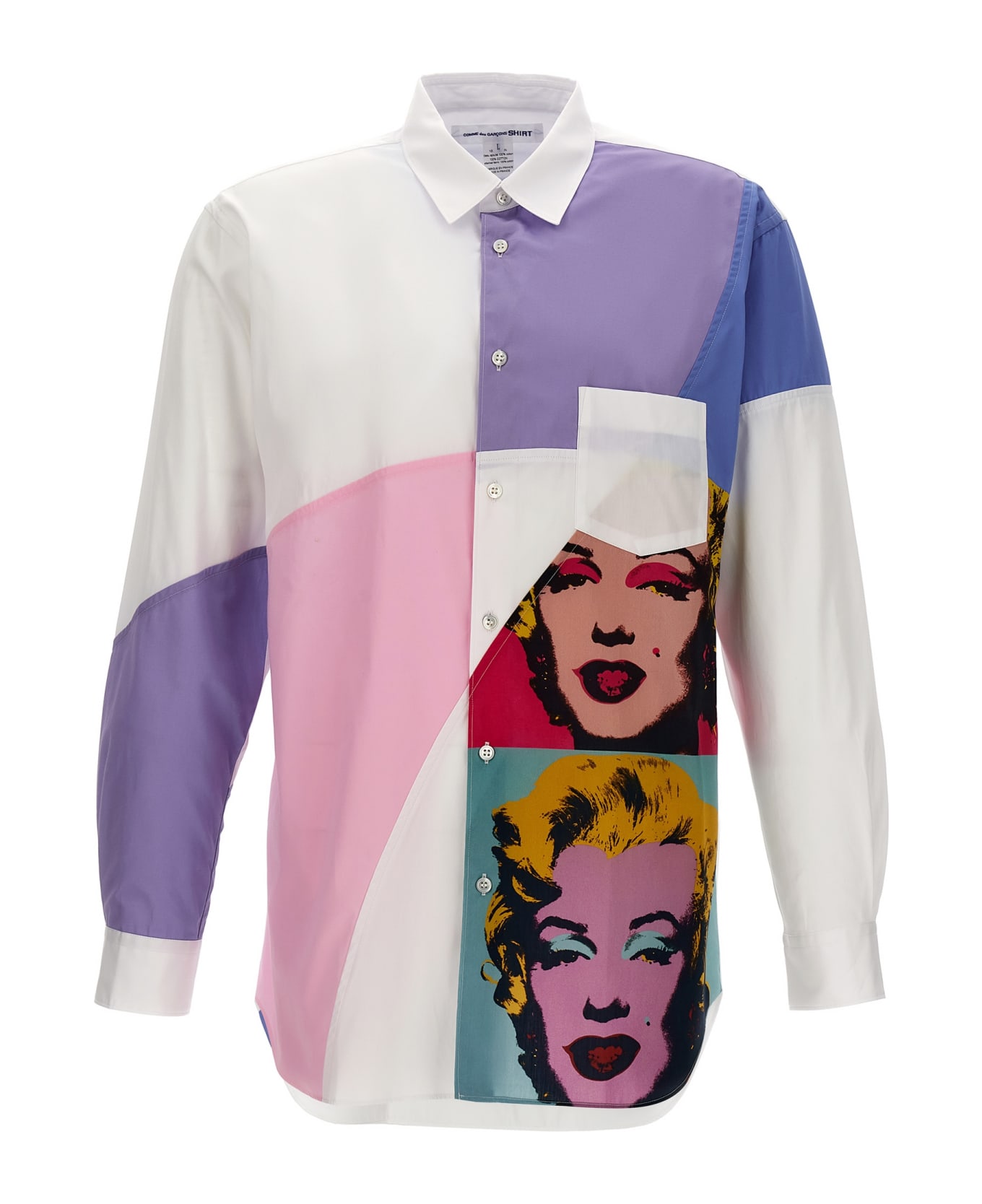 Comme des Garçons Shirt 'andy Warhol' Shirt - Multicolor