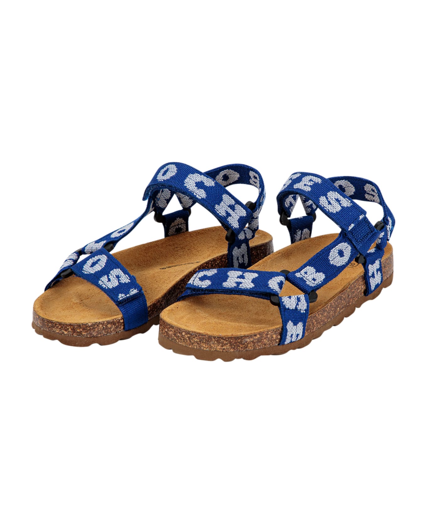 Bobo Choses Blue Children's Sandals With Logo - Blue