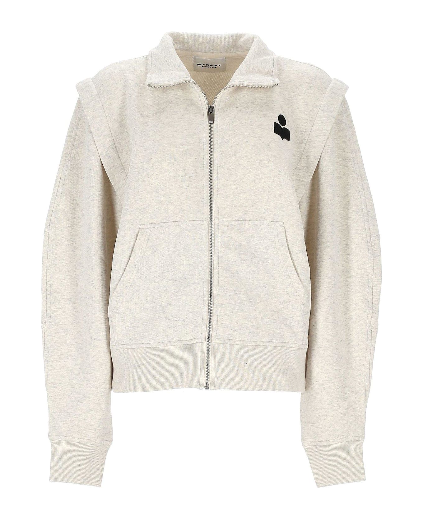Marant Étoile Zip-up Sweatshirt - POWDER