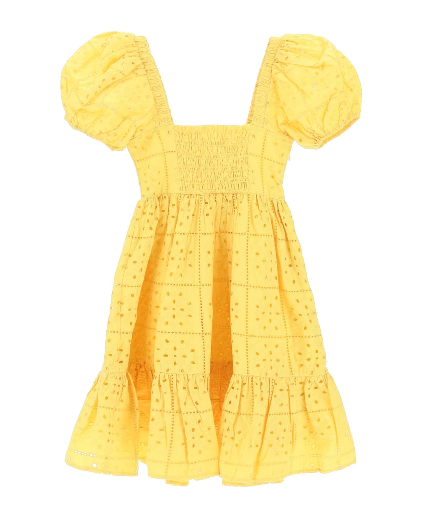Ganni Mini Dress - MAIZE (Yellow) ワンピース＆ドレス