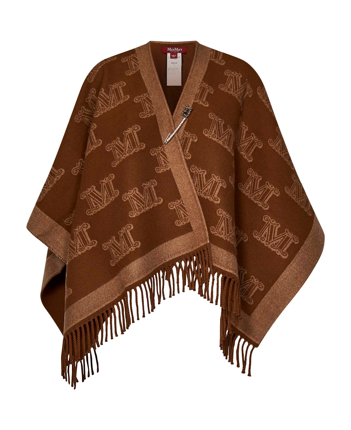 Max Mara Maxmara Studio Frine Cape - Brown