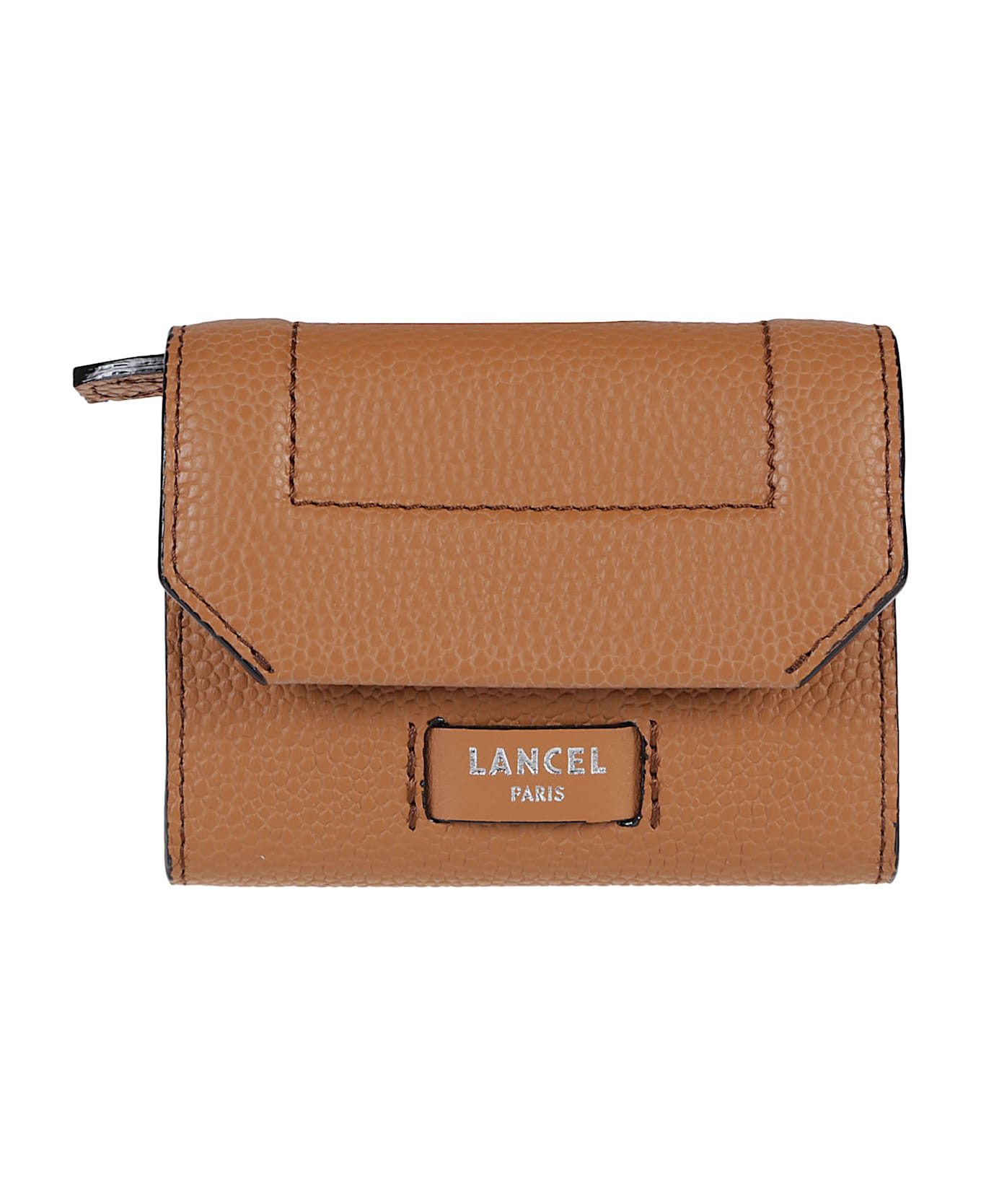 Lancel Ninon Mini Flap Wallet - Camel