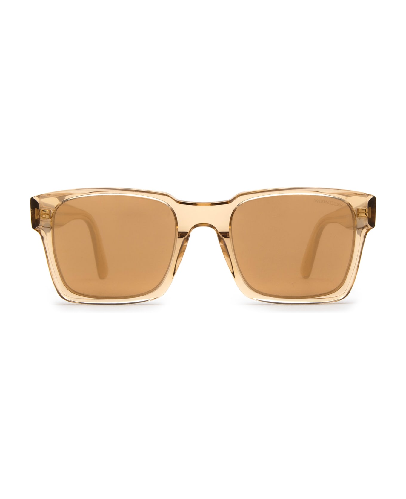 Moncler Eyewear Ml0210 Shiny Beige Sunglasses - Shiny Beige