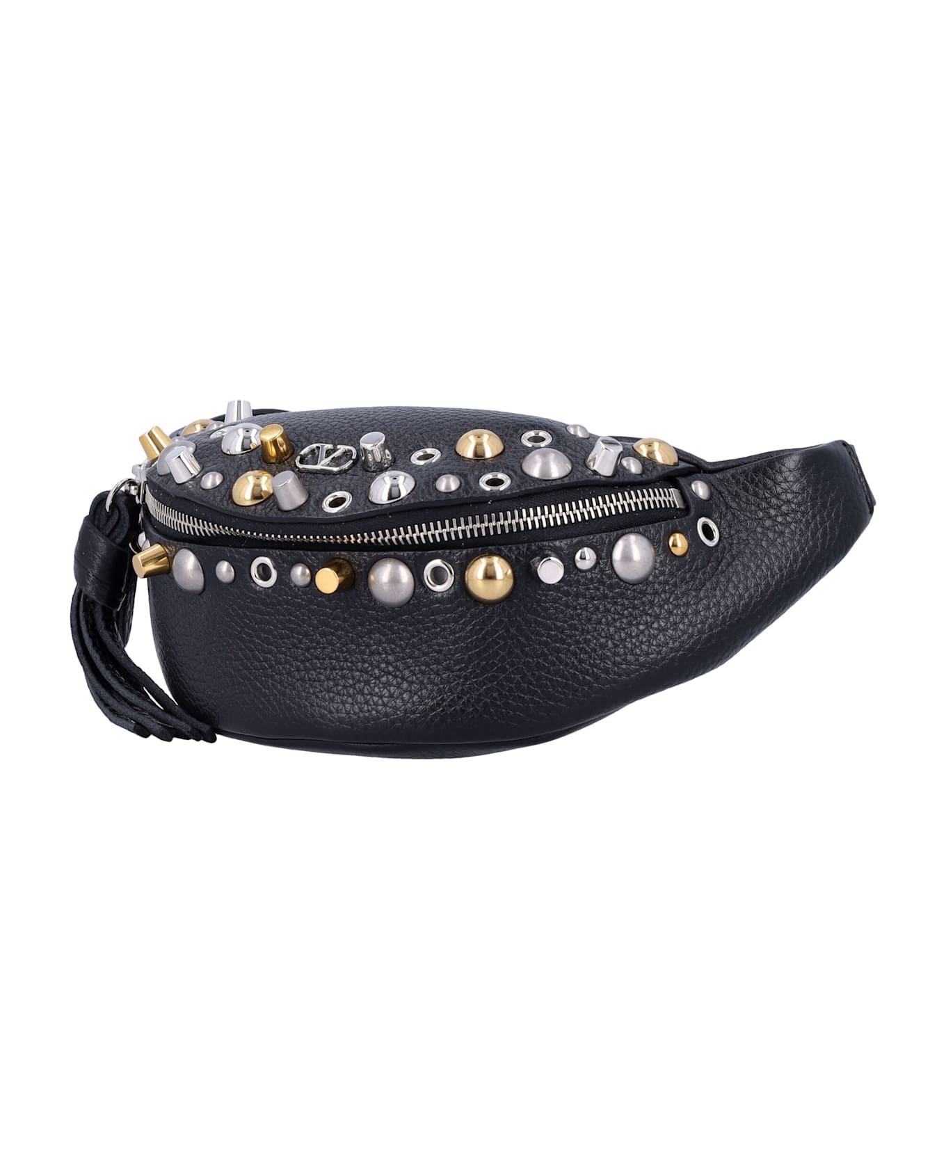Valentino Garavani Nellcôte Belt Bag - BLACK