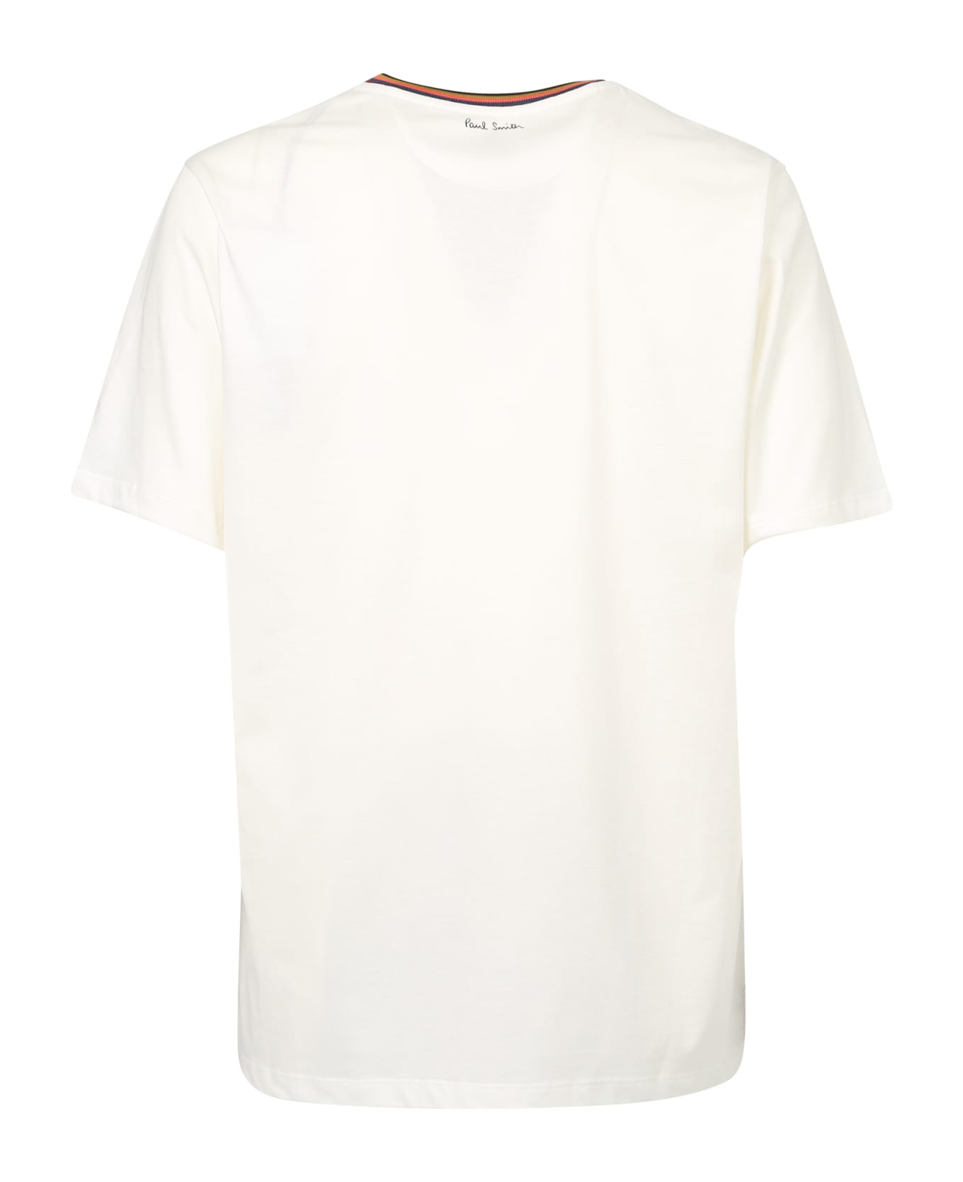 Paul Smith Stripe-detail T-shirt White - White