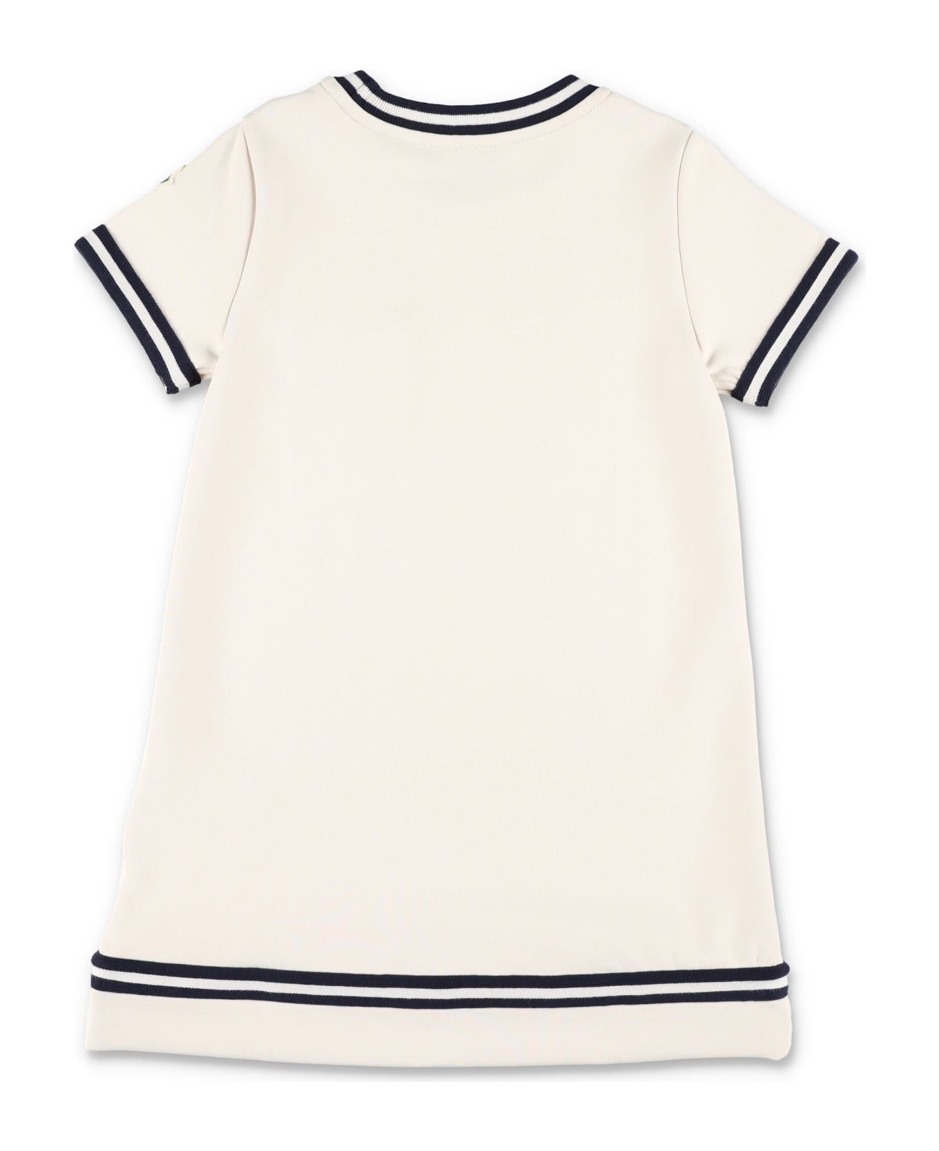 Moncler Cotton Jersey Dress - WHITE
