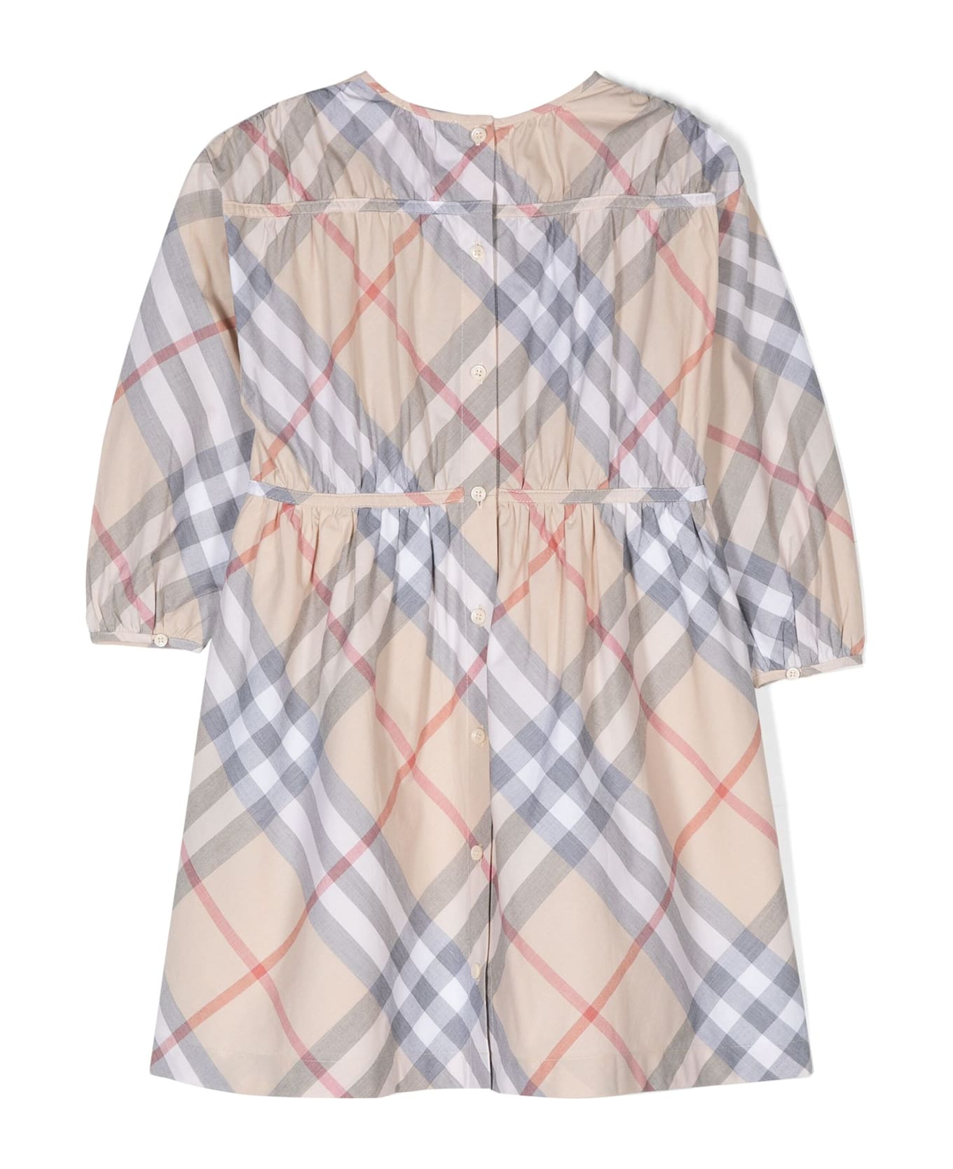 Burberry Kids Dresses Beige - Pale Stone