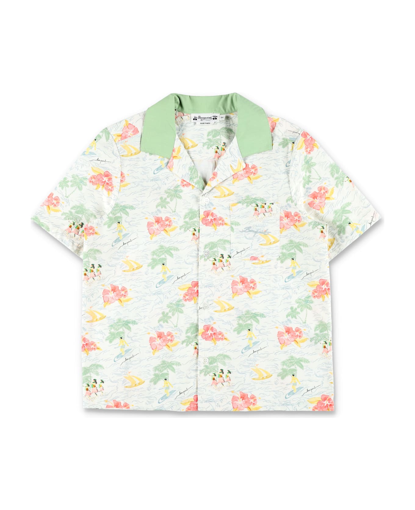 Bonpoint Kid - Steve Printed Poplin Shirt - MULTICOLOR