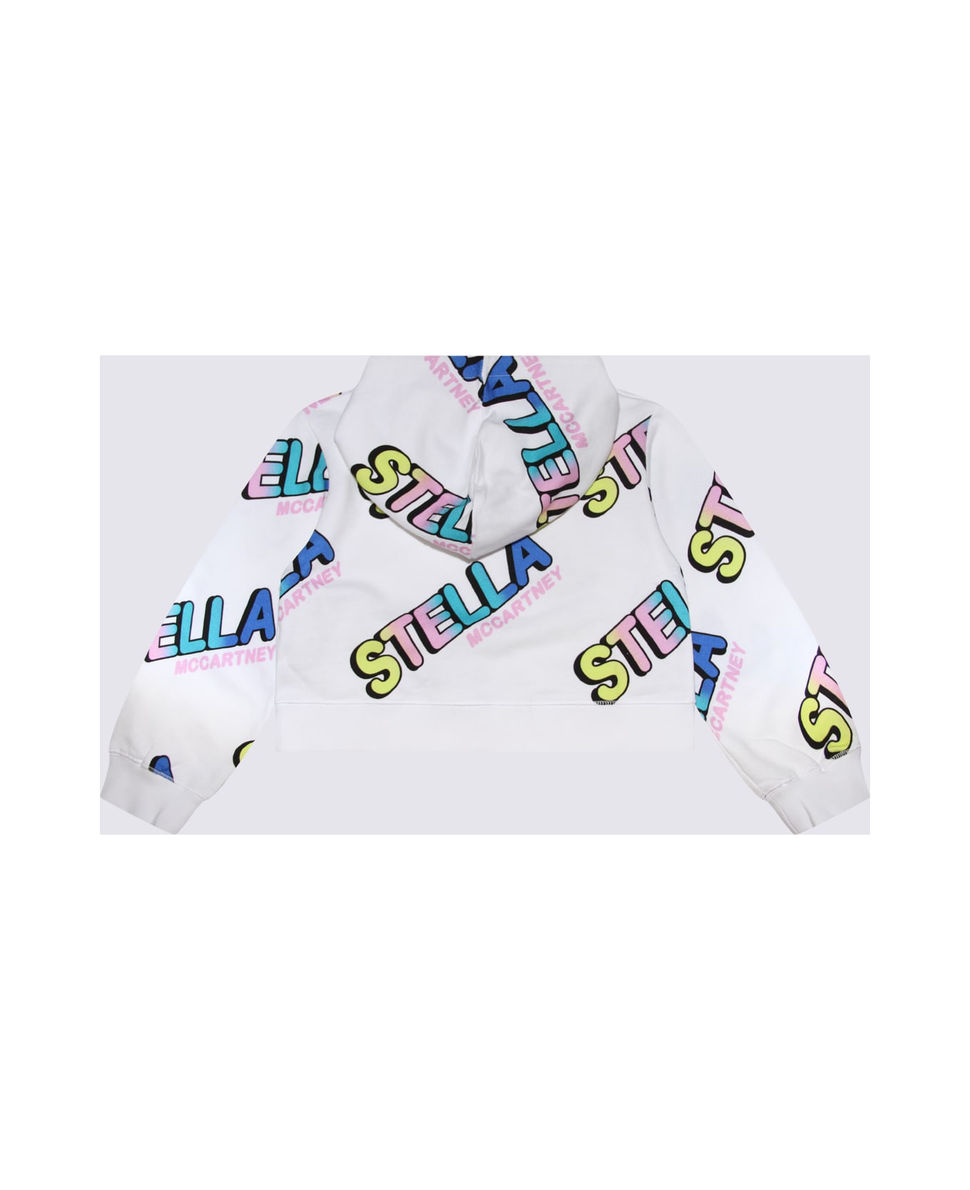 Stella McCartney White Multicolour Cotton Sweatshirt - WHITE/COLOURFUL ニットウェア＆スウェットシャツ