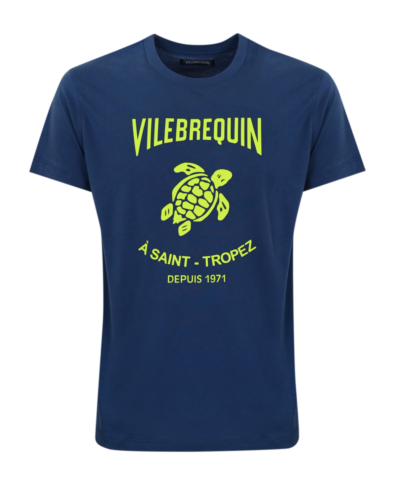 Vilebrequin A Saint Tropez Blue T-shirt - Blu yatch