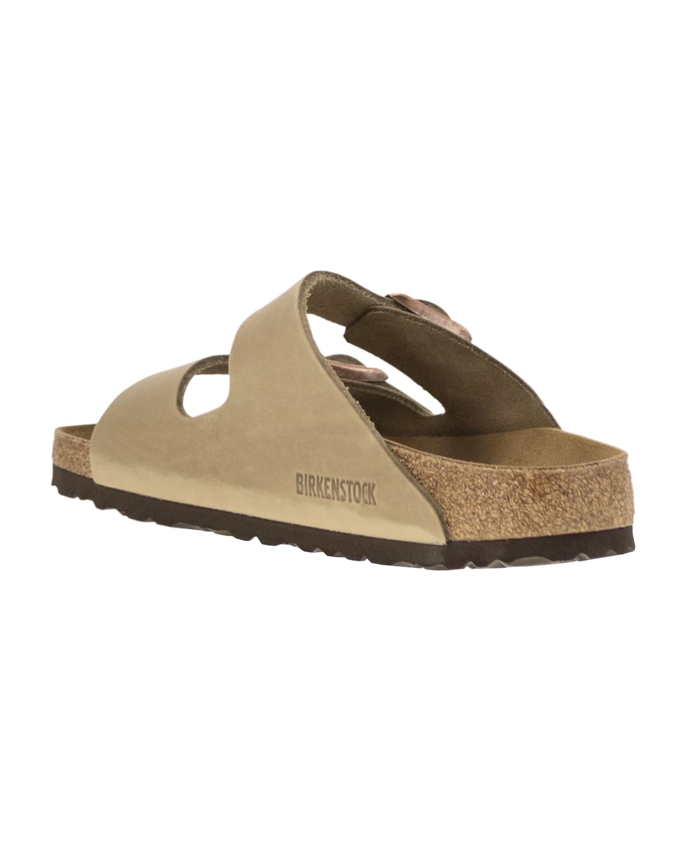 Birkenstock Arizona - Leather Slipper - Beige