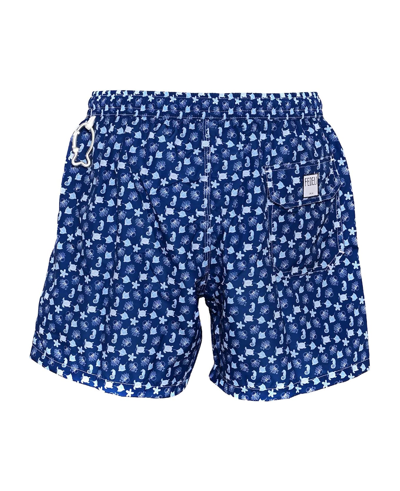 Fedeli Swim Trousers Woven Fabric Man - BLUE スイムトランクス