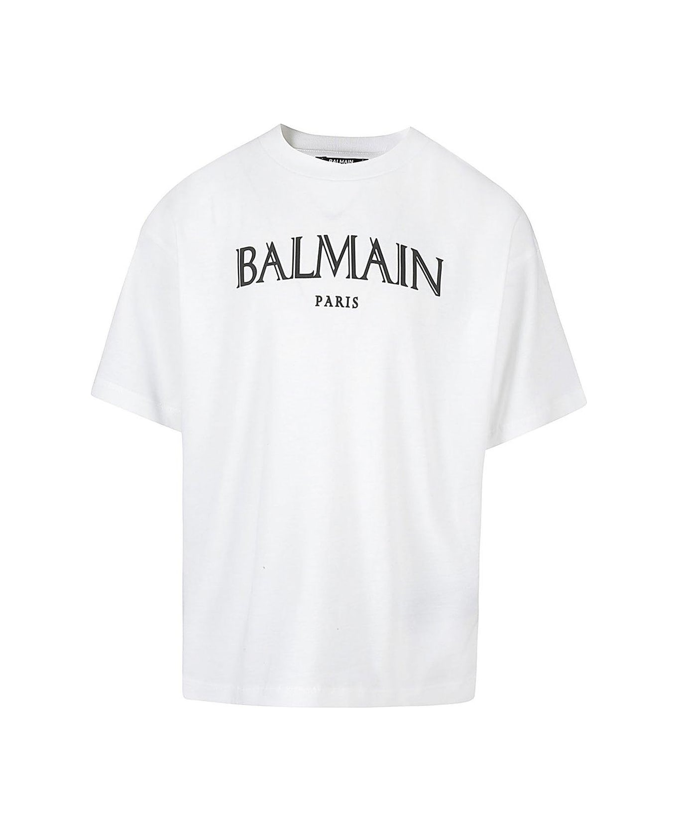 Balmain Logo-printed Crewneck T-shirt - Ne Tシャツ＆ポロシャツ