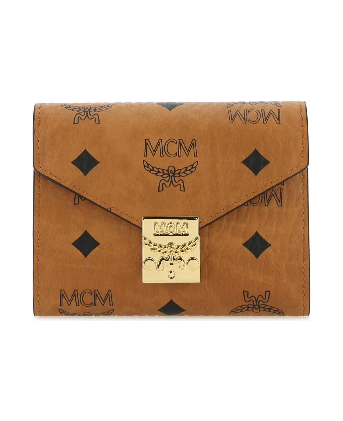 MCM Printed Canvas Tracy Wallet - CO