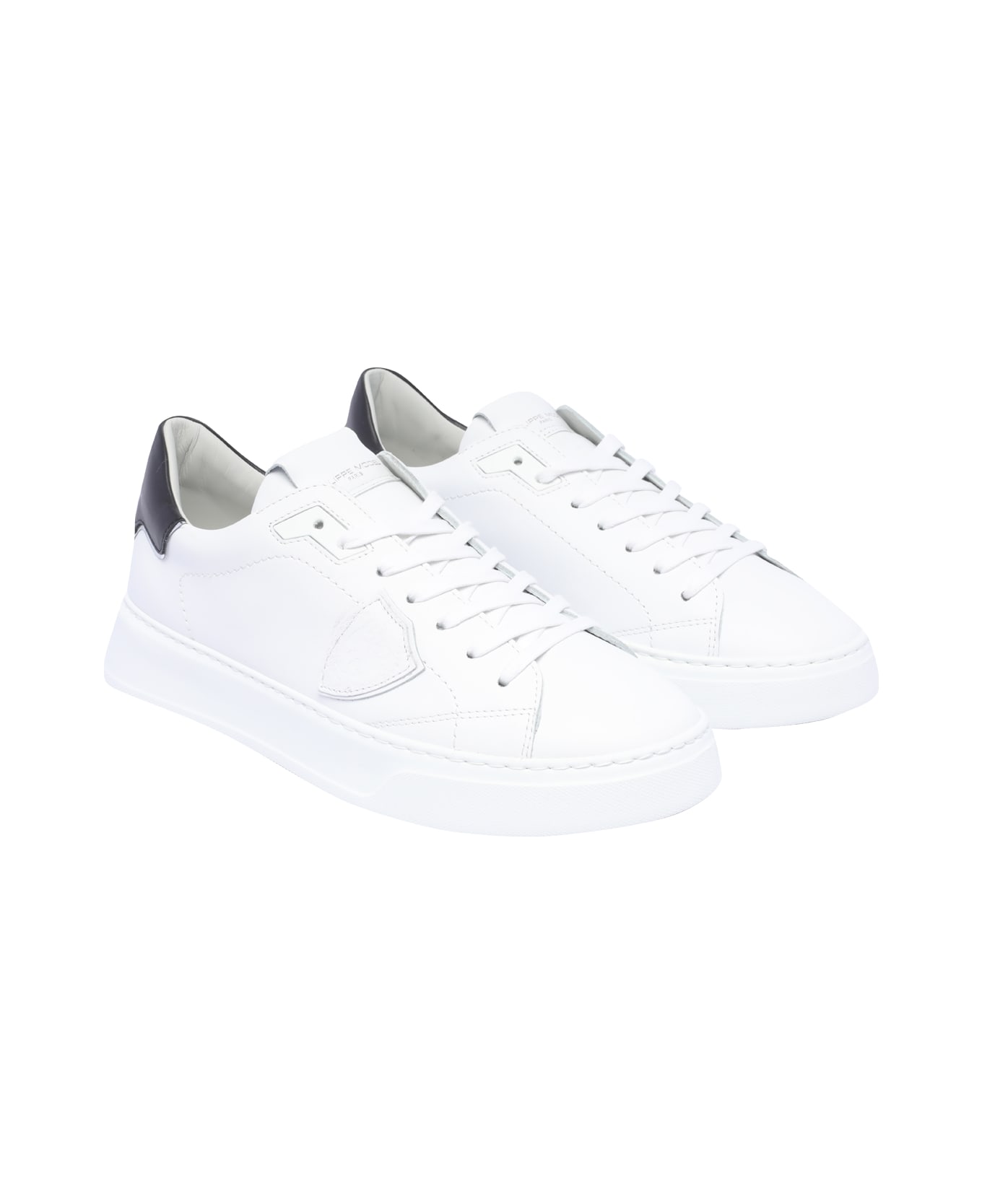 Philippe Model Temple Sneakers - Blanc Noir
