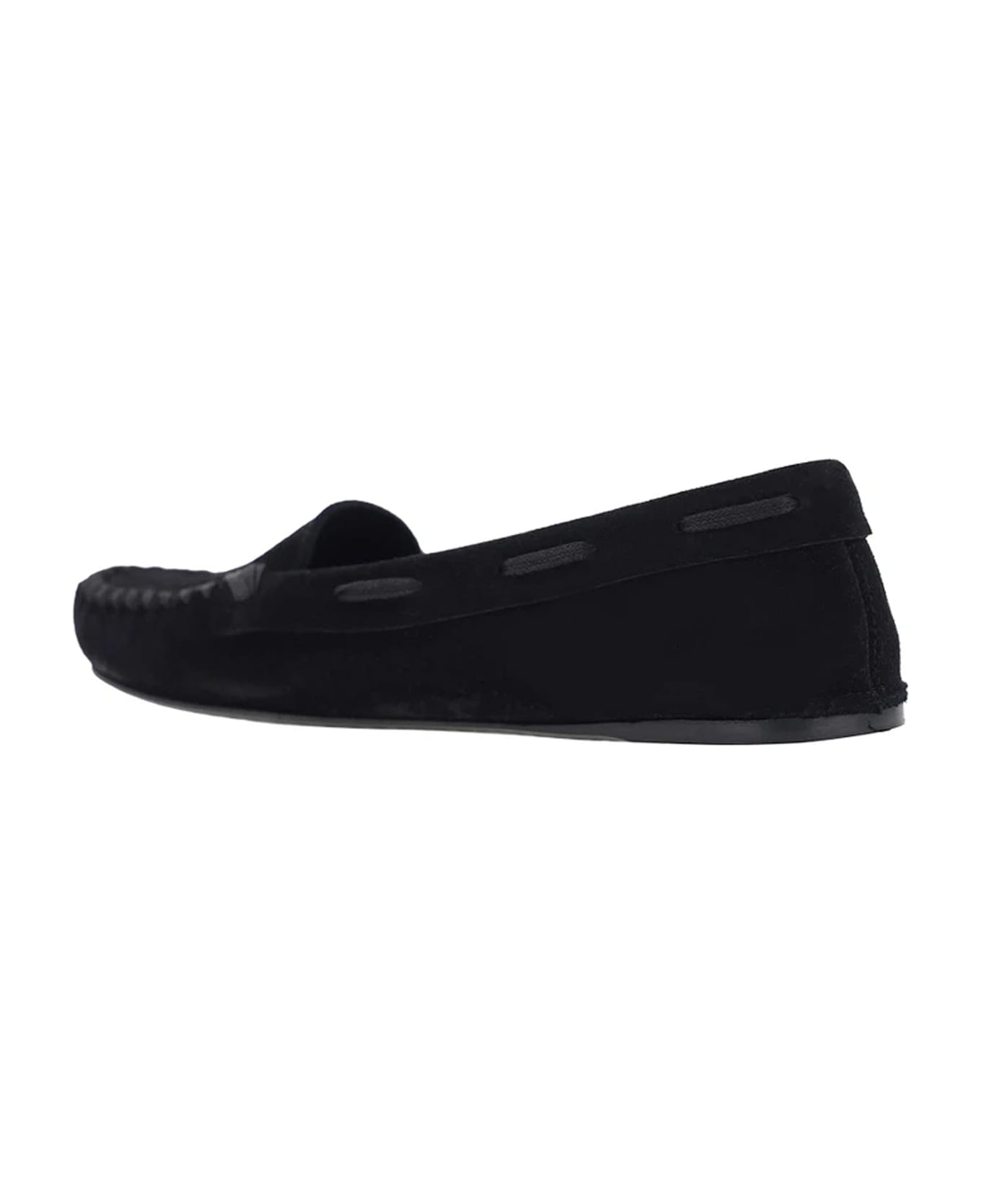 The Row Mabel Leather Loafers - Black