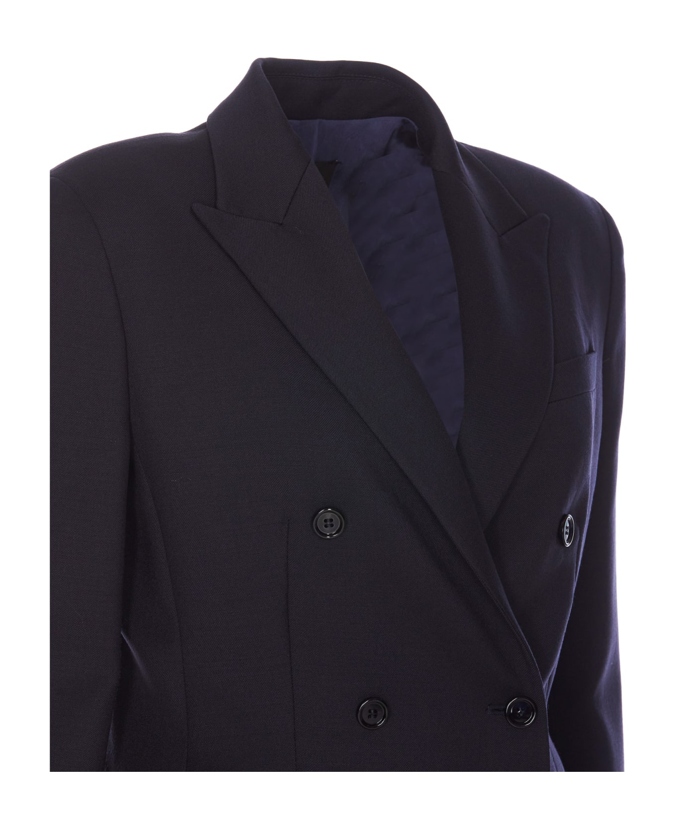 Dondup Double Breasted Jacket Dondup - Blue