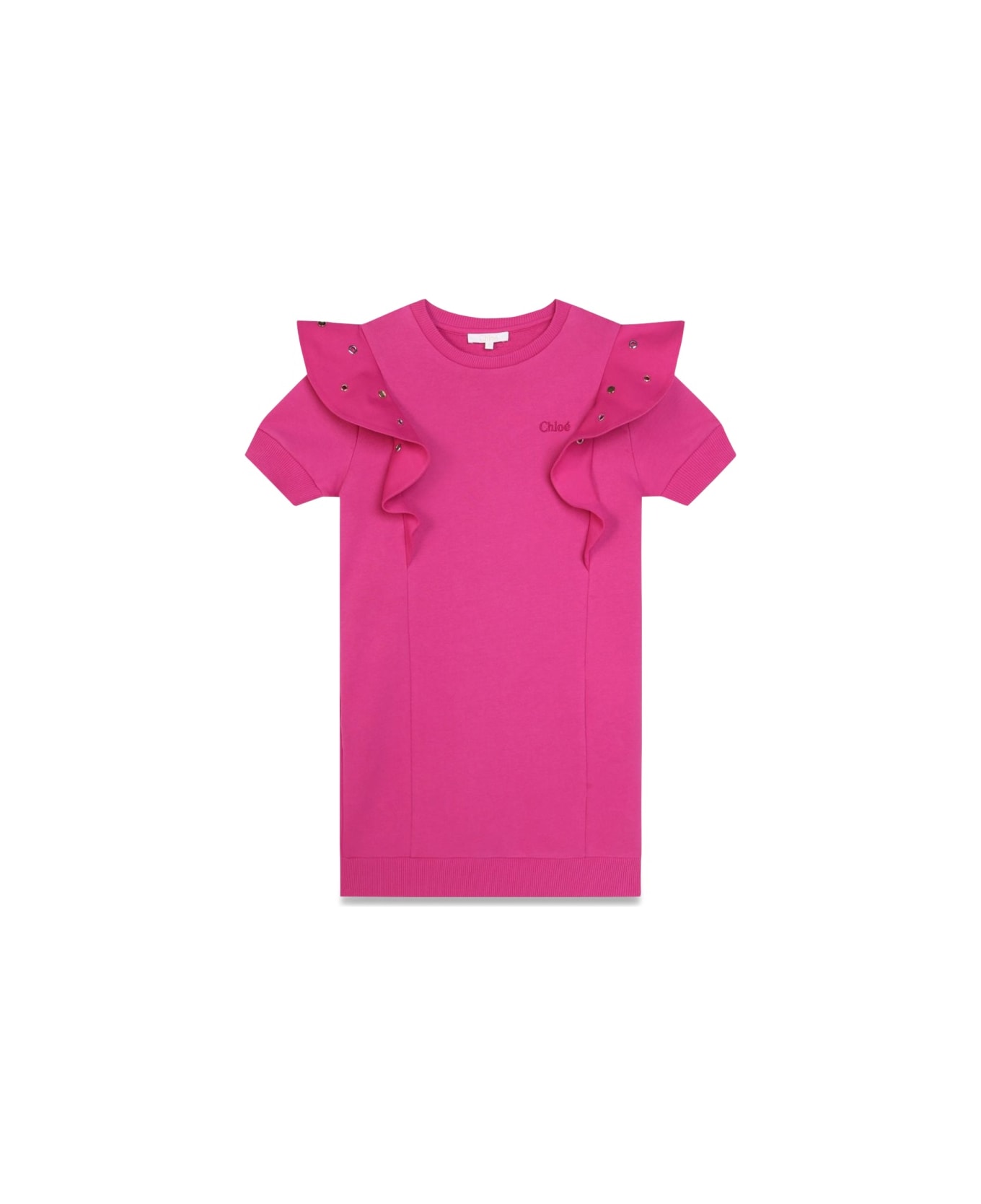 Chloé M/c Dress - PINK ワンピース＆ドレス