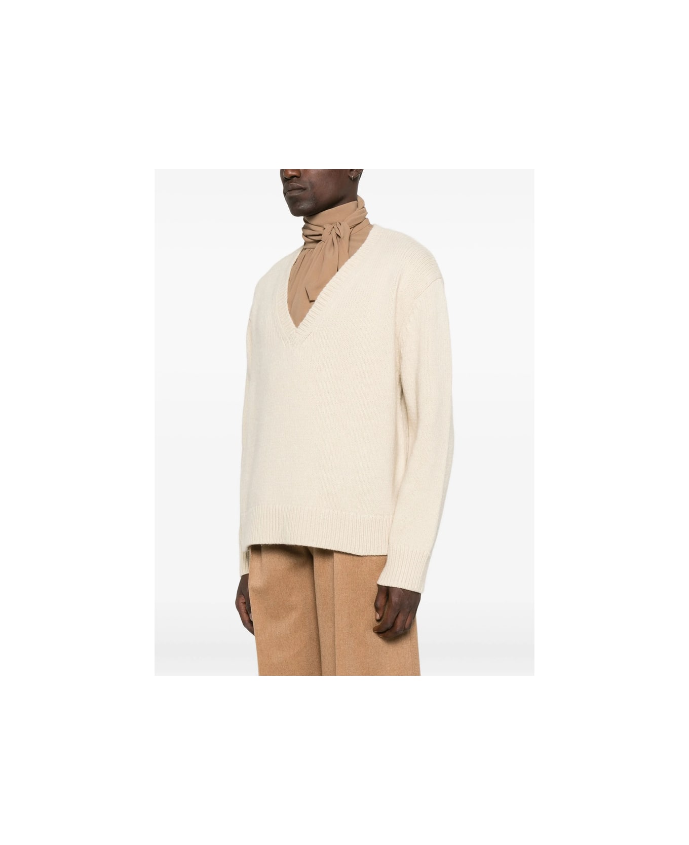 Dries Van Noten Sweater - NEUTRALS ニットウェア