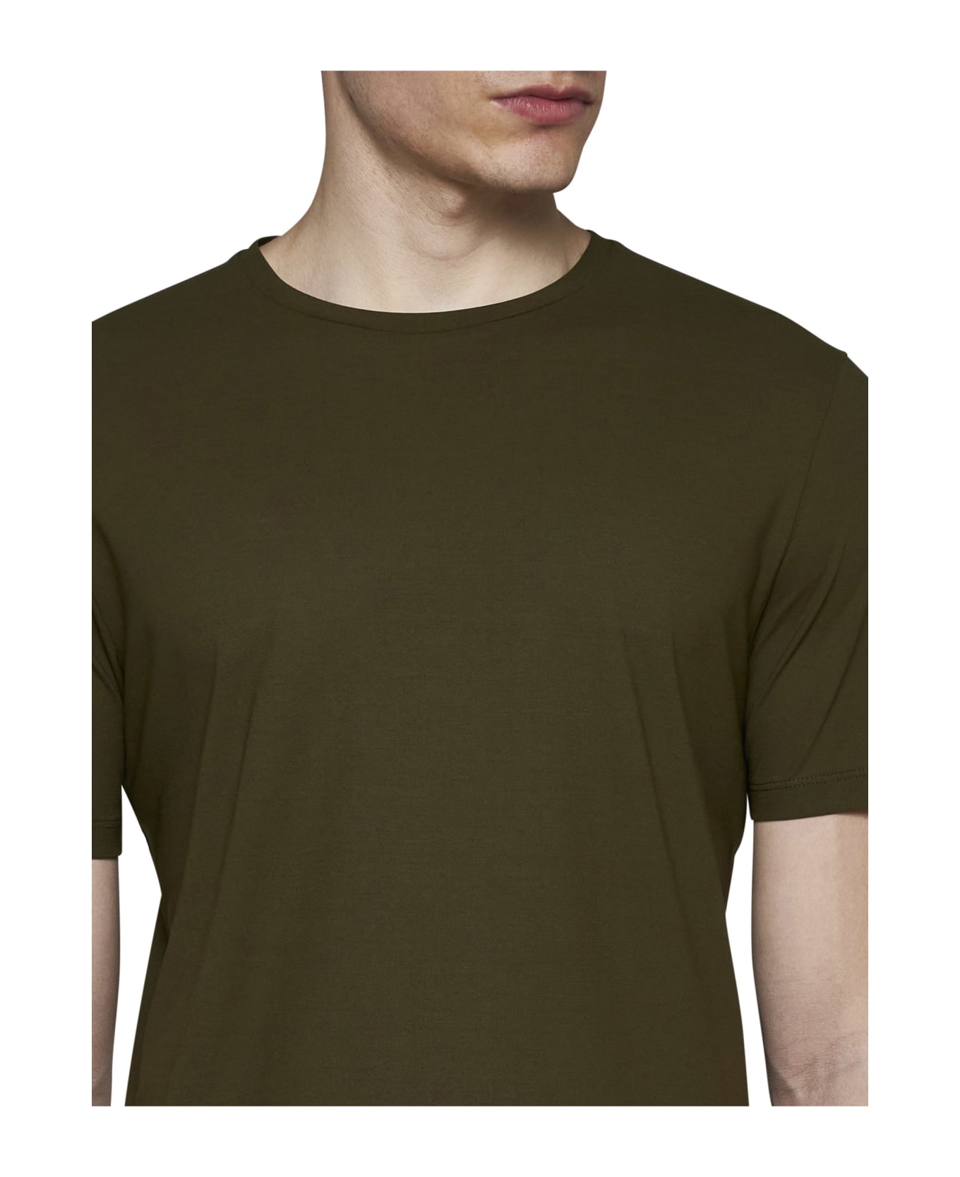 Herno T-shirt - Verde militare シャツ