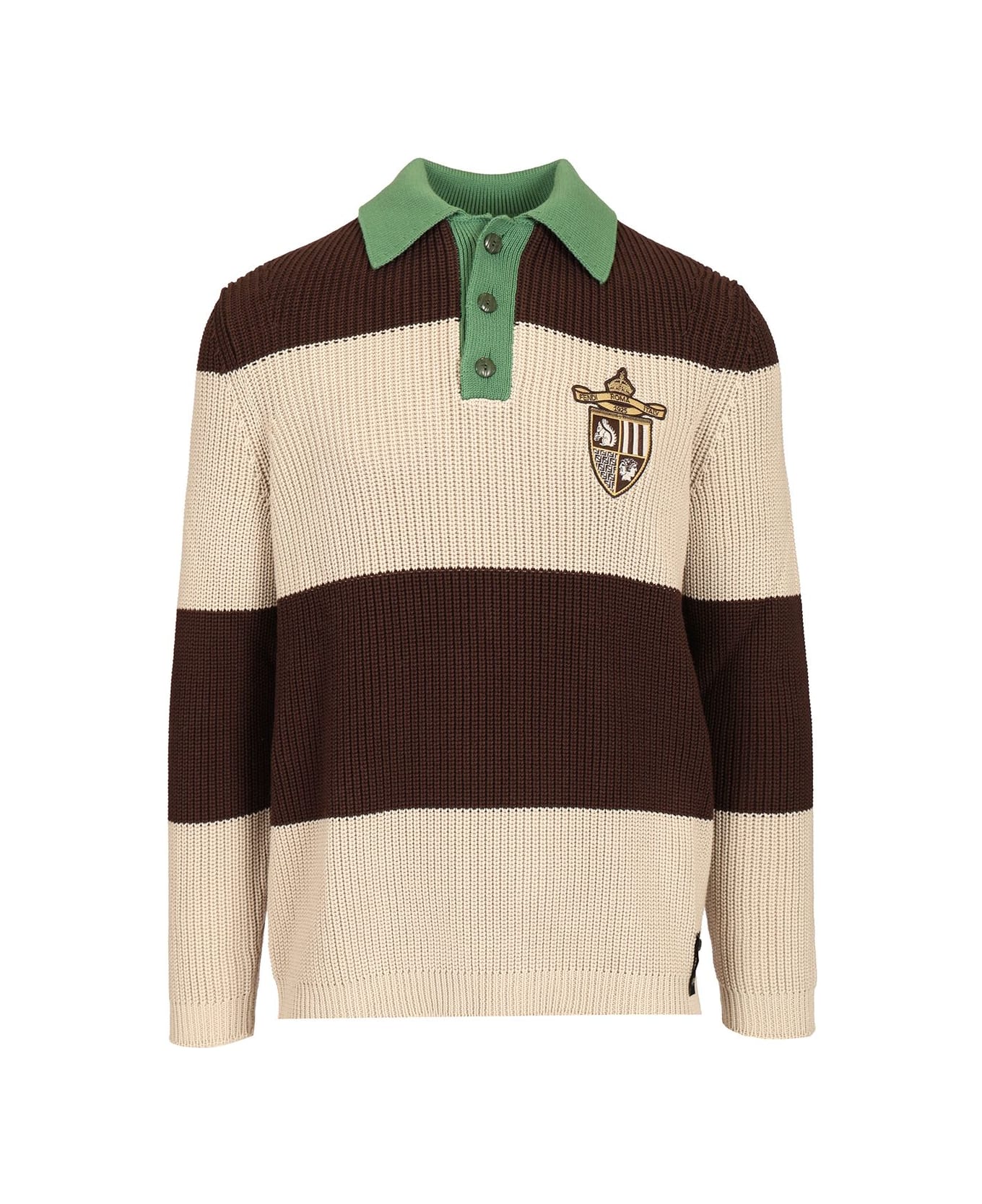 Fendi Knitted Polo - Multicolor