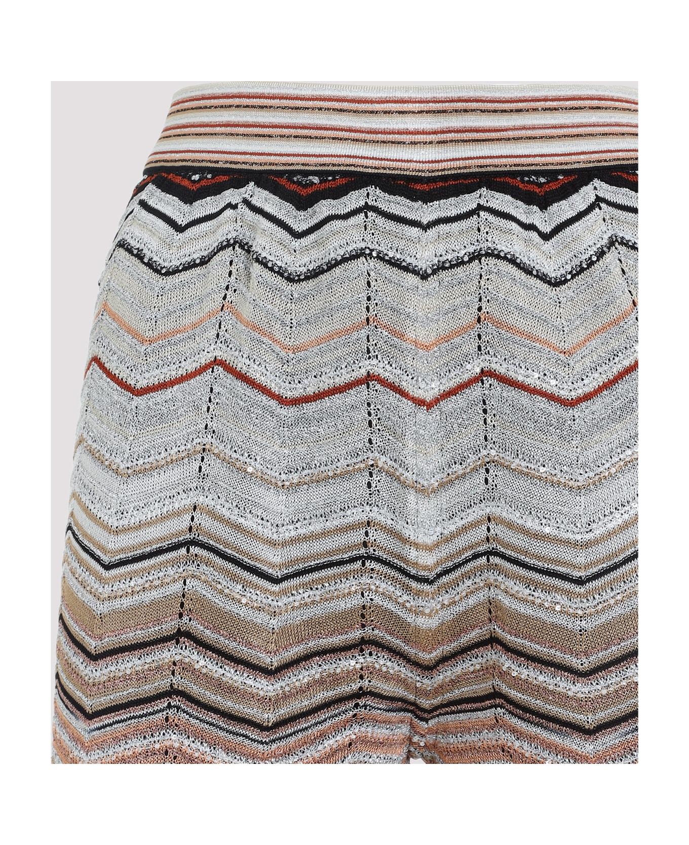 Missoni Viscose Pants - Zv Red Beige Tones
