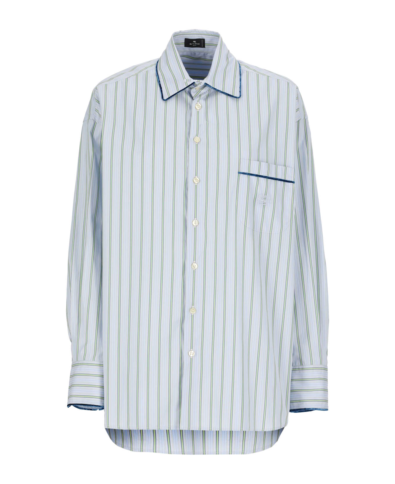 Etro Cotton Shirt - Light Blue