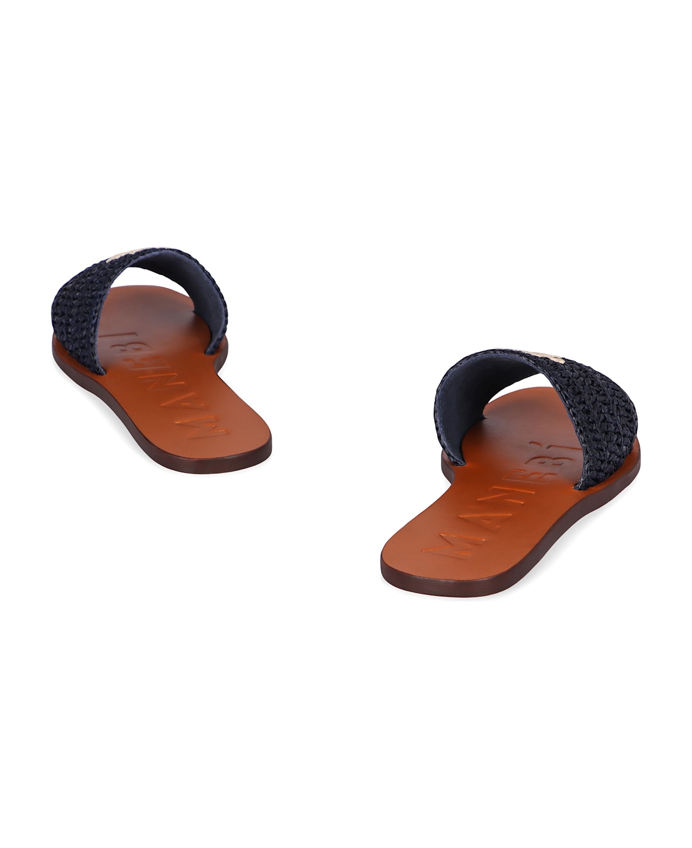 Manebi Flat Sandals - blue