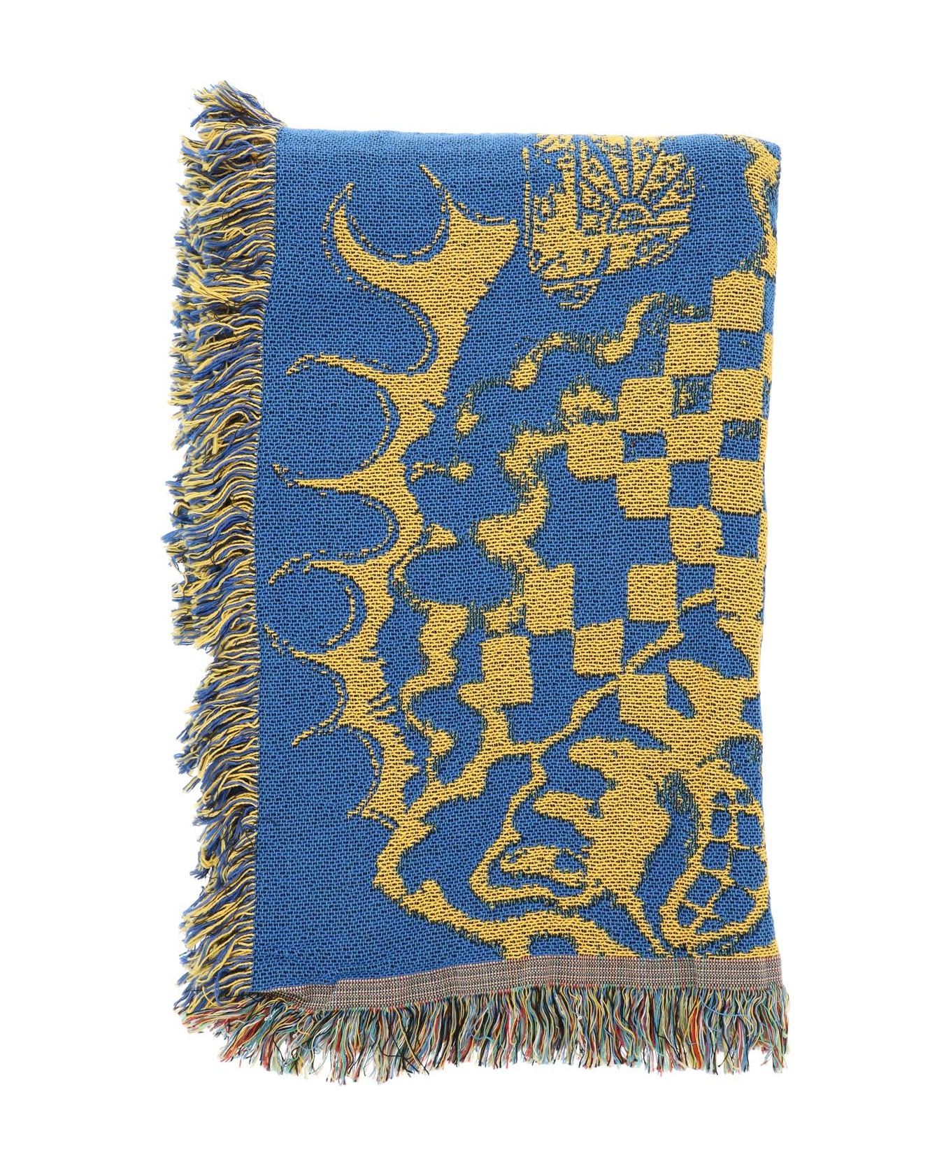 PACCBET Logoed Wool Blanket - BLUE 1 (Blue)