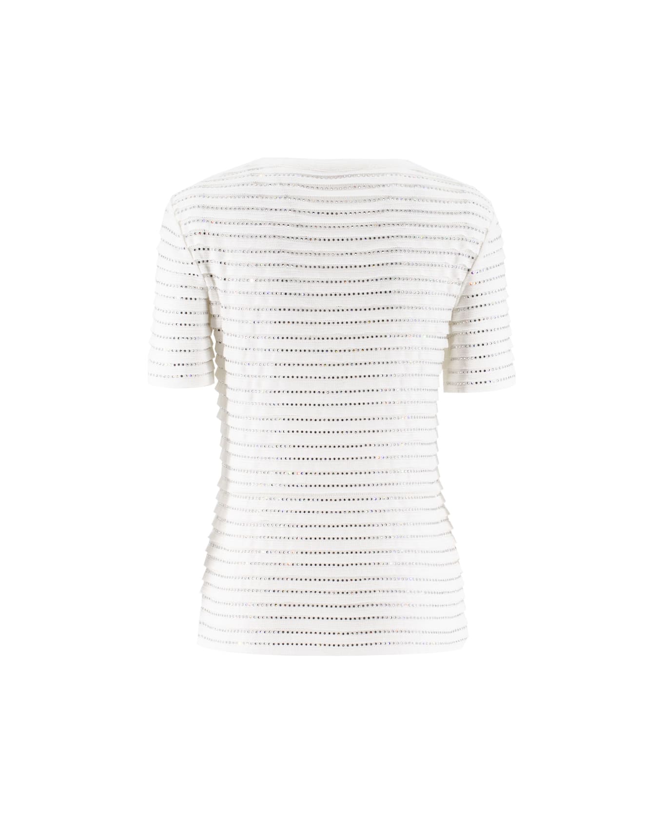 Ermanno Scervino T-shirt - SNOW WHITE_OFF WHITE