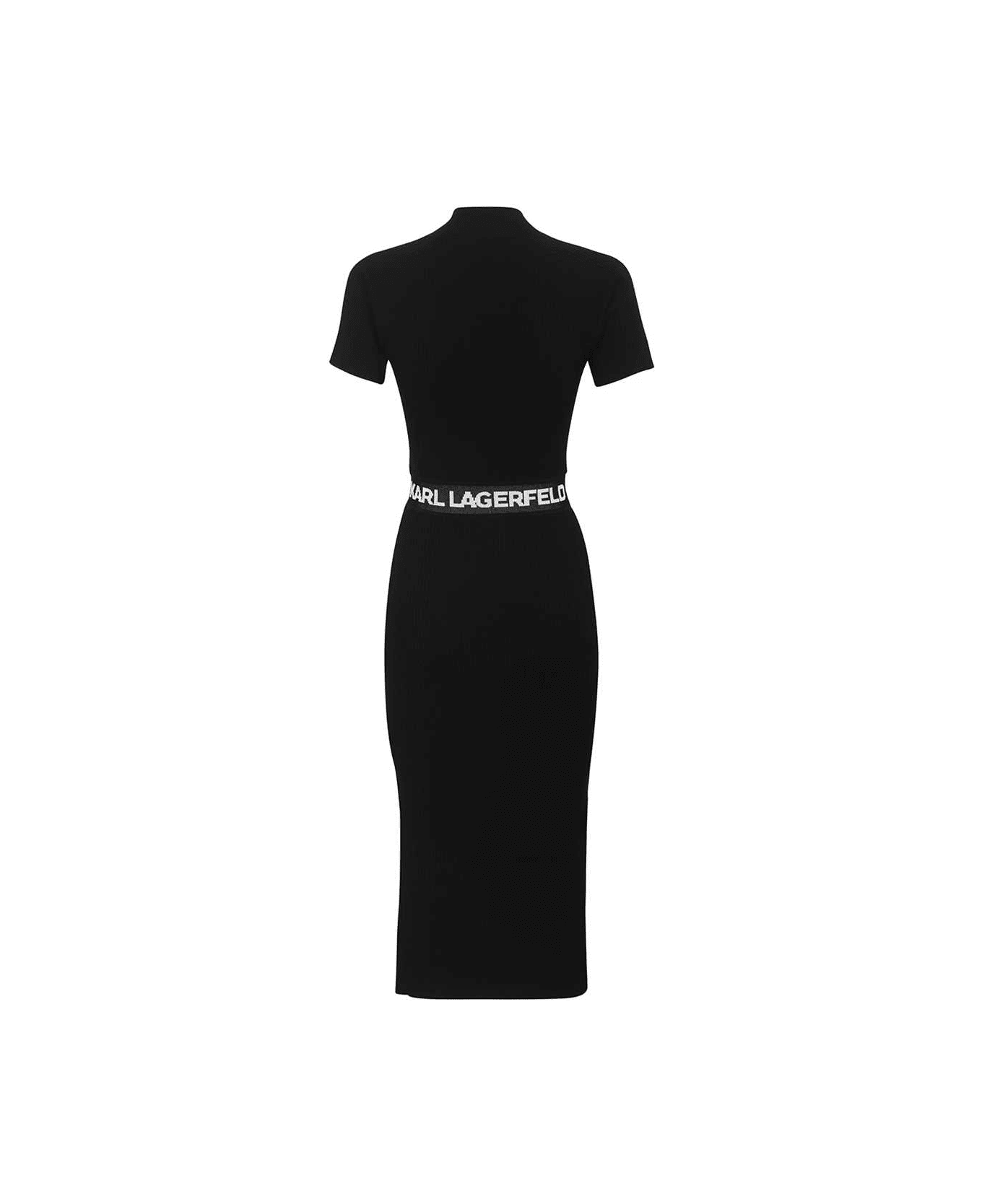 Karl Lagerfeld Knitted Dress - black