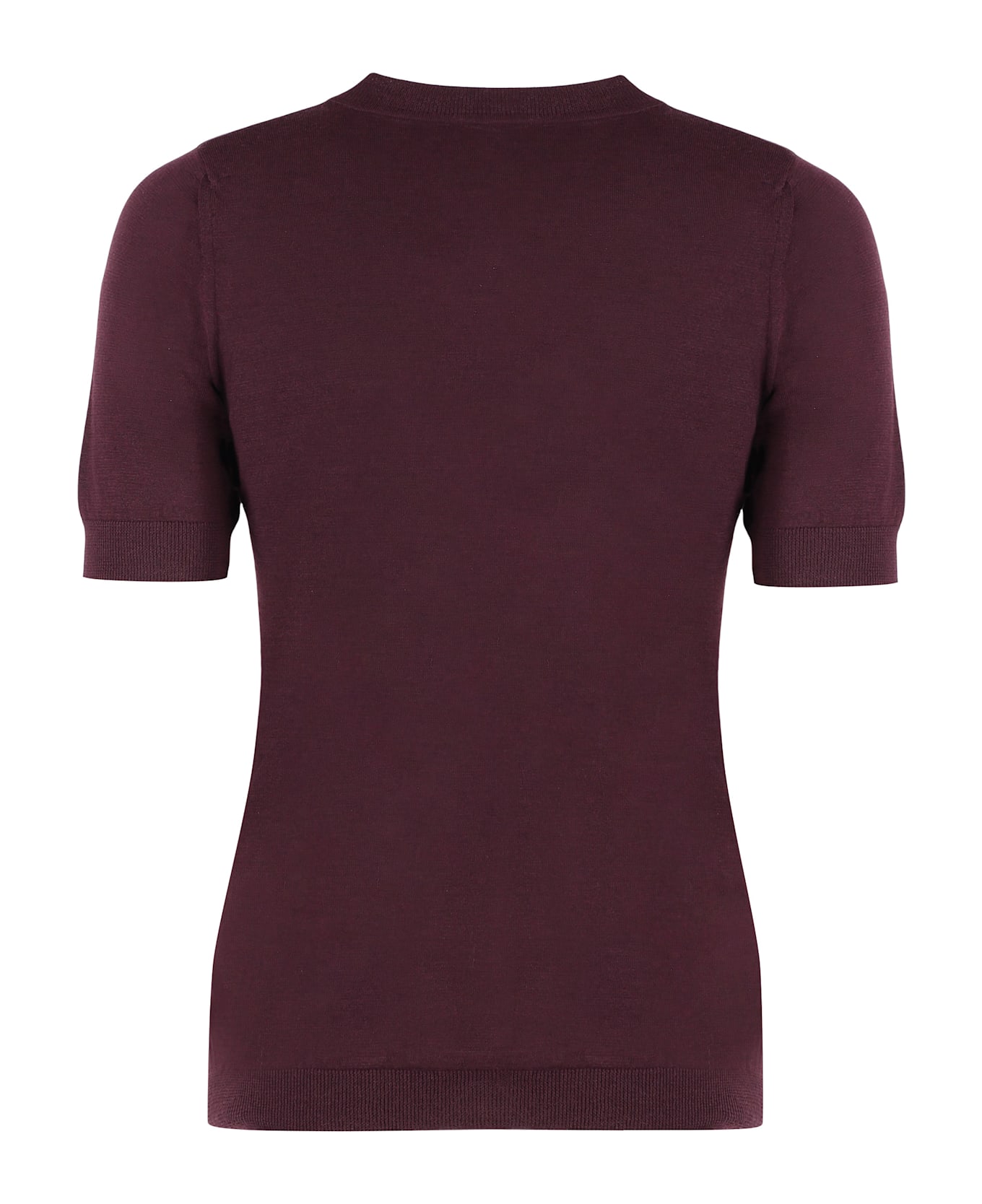 Etro Short Sleeve Sweater - Burgundy