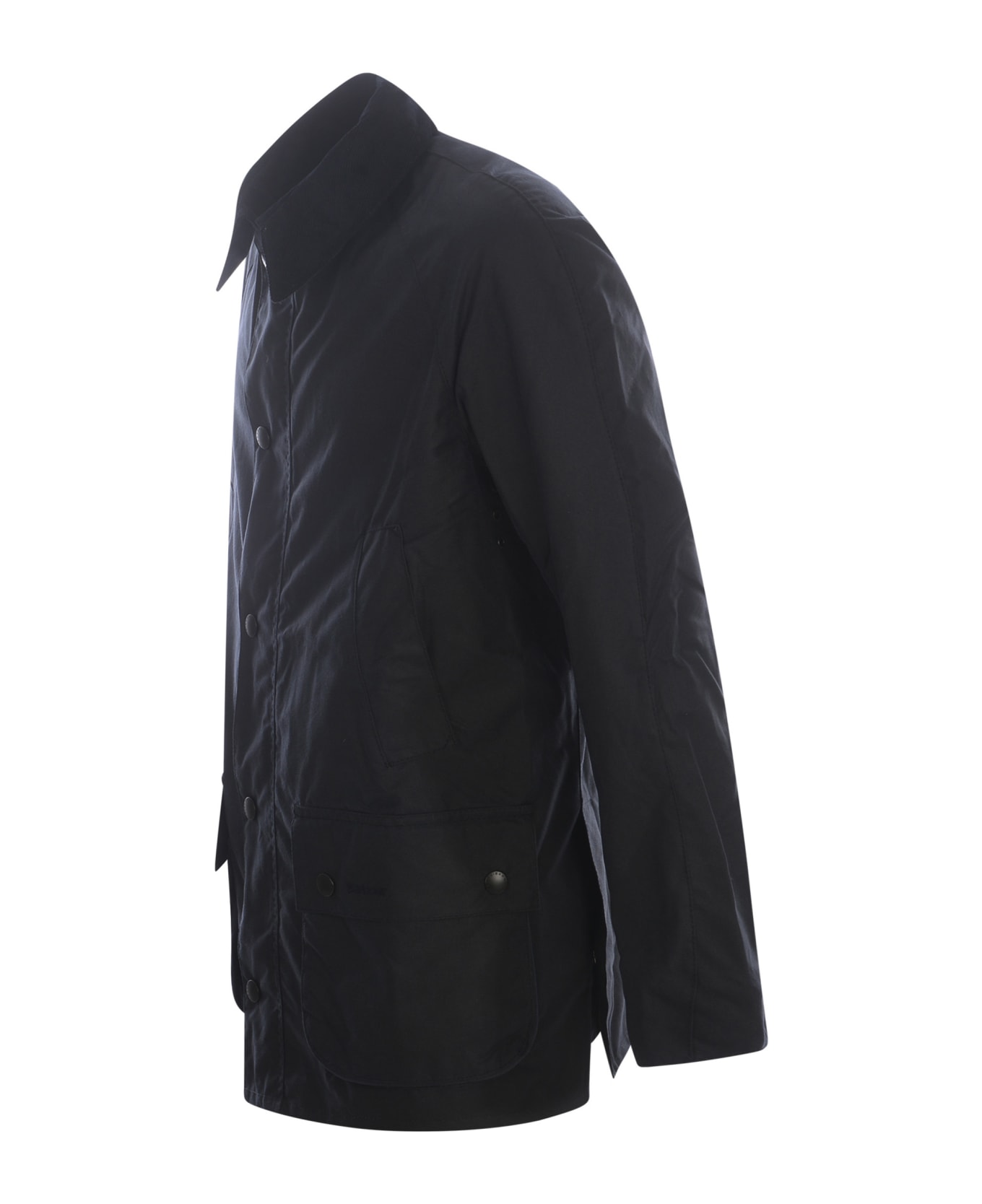 Barbour Ashby Waxed Cotton Jacket - Navy ジャケット