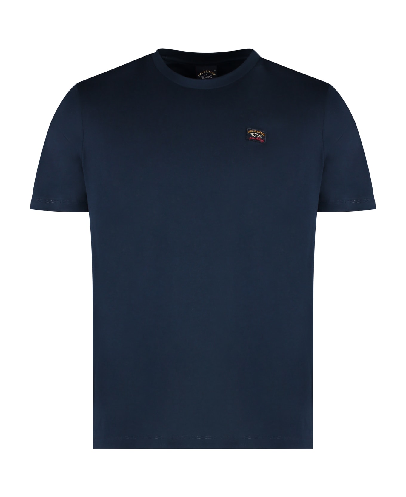 Paul&Shark Cotton Crew-neck T-shirt - blue シャツ