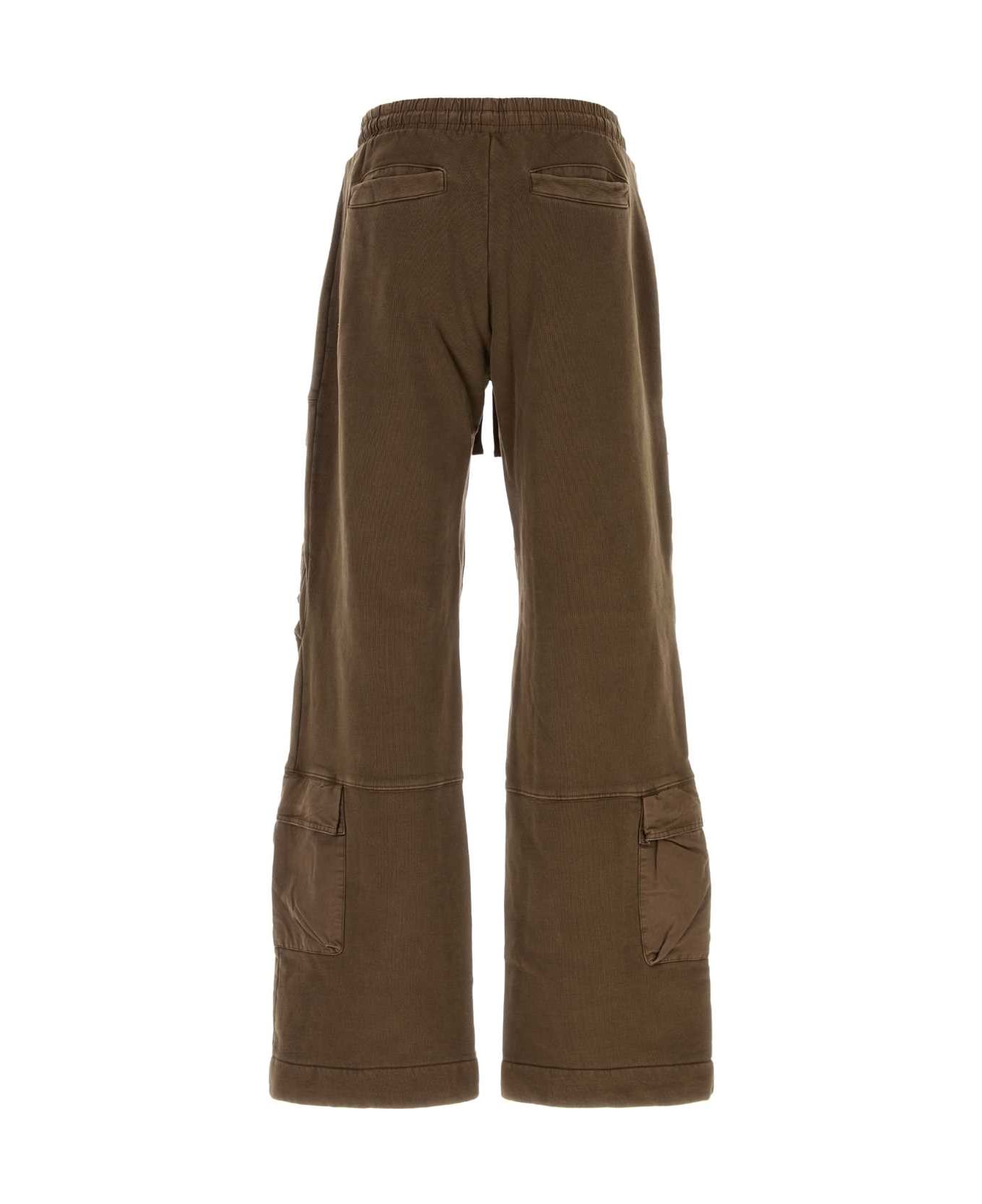 Entire Studios Brown Cotton Joggers - BRUNETTE