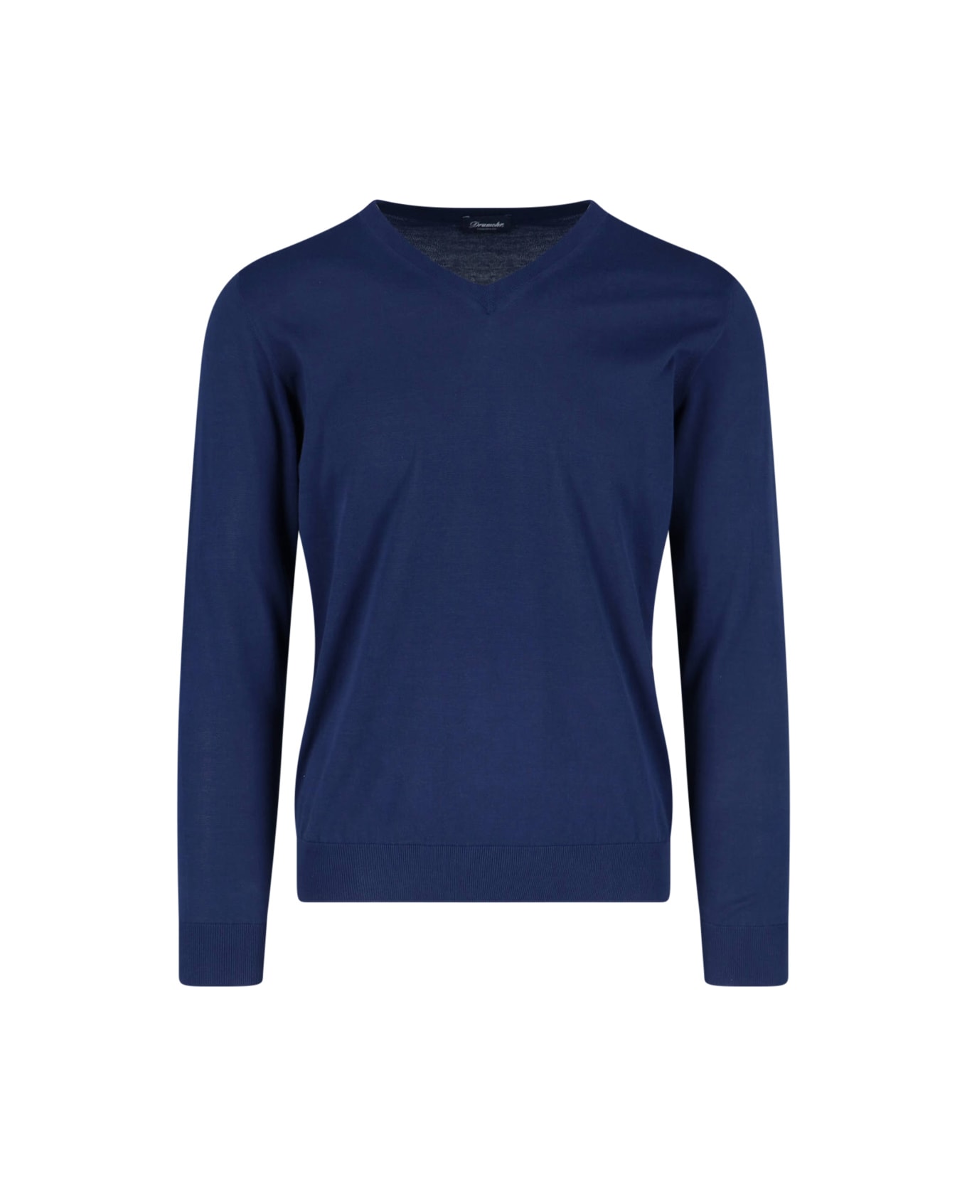 Drumohr V-neck Sweater - Blue