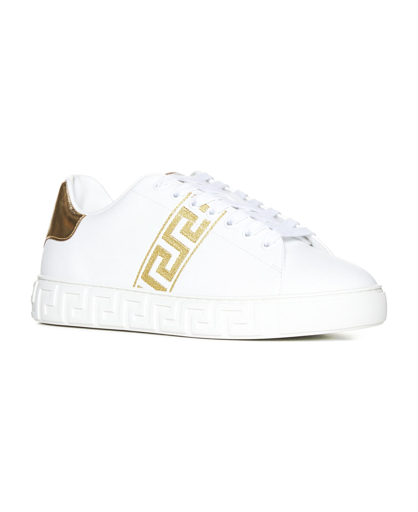 Versace Sneakers - White gold