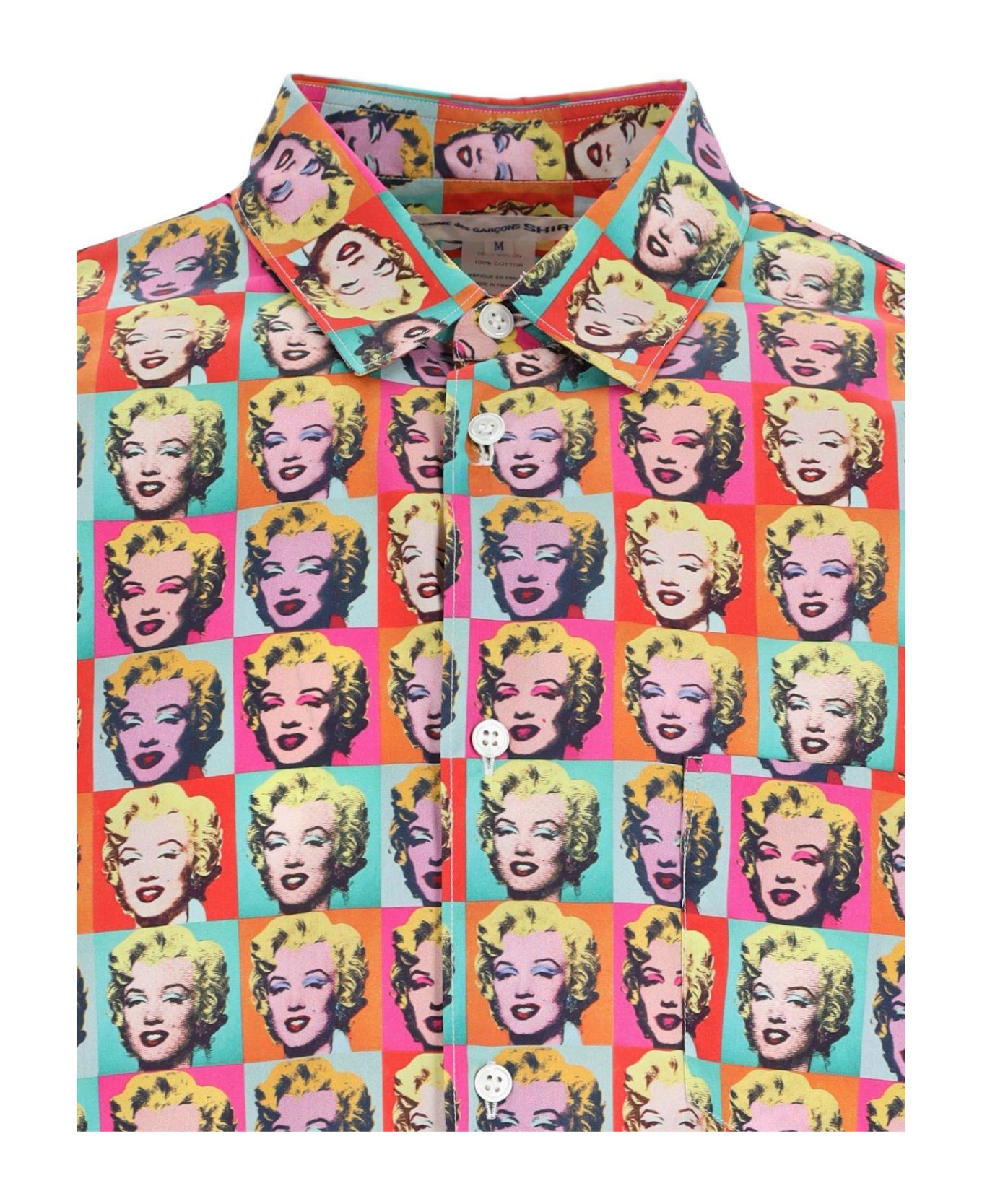 Comme des Garçons Shirt Motif Printed Poplin Shirt - MULTICOLOR シャツ
