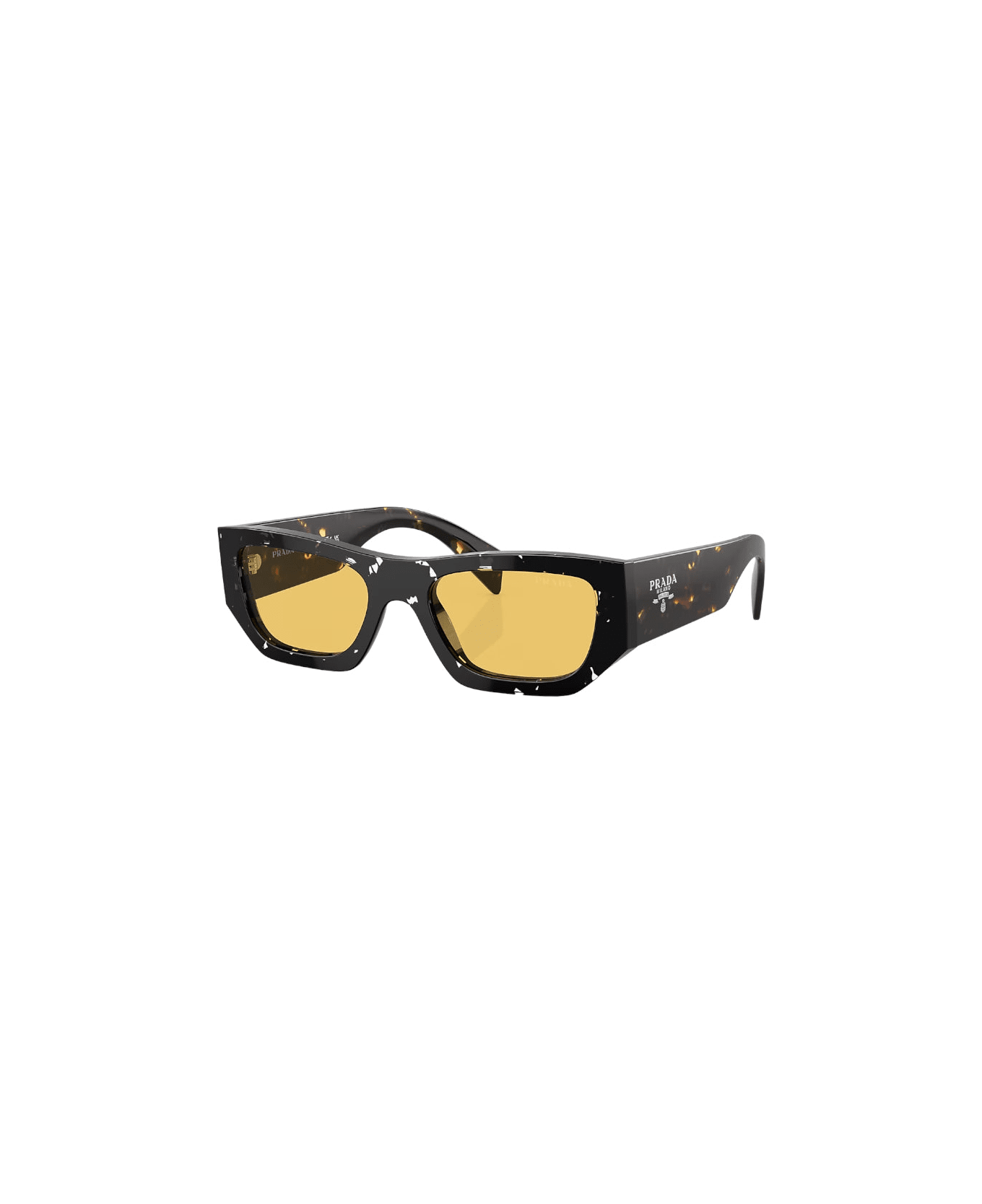 Prada Eyewear Spr A01s - Black Havana Sunglasses