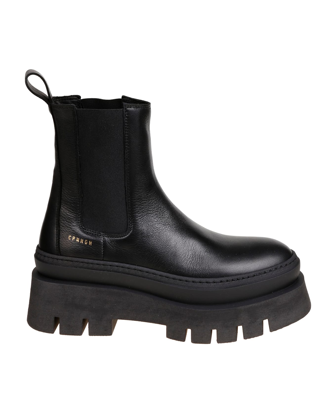 Copenhagen Leather Chelsea Boot - Blk Black