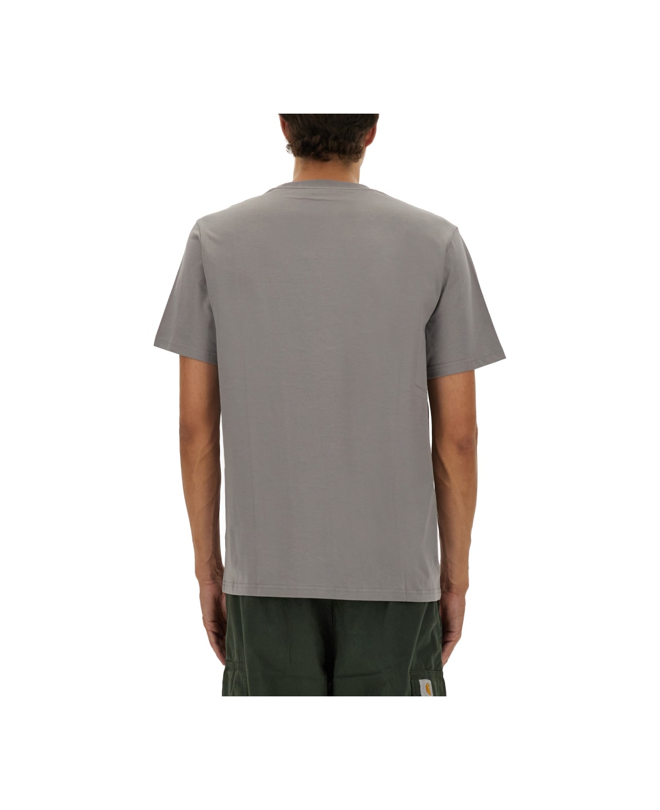 Carhartt T-shirt With Pocket - DOVE
