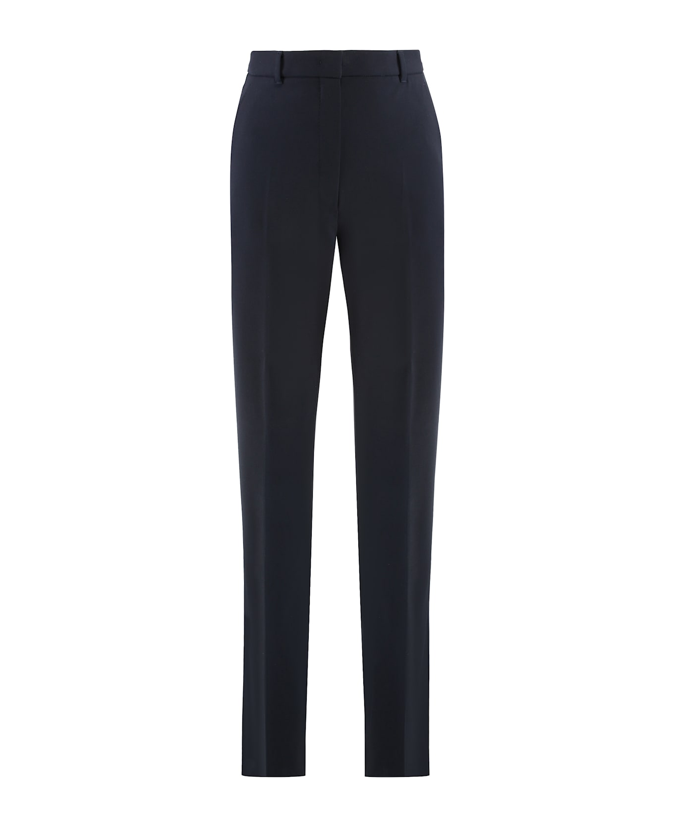 Max Mara Studio Quasar Virgin Wool Trousers - blue