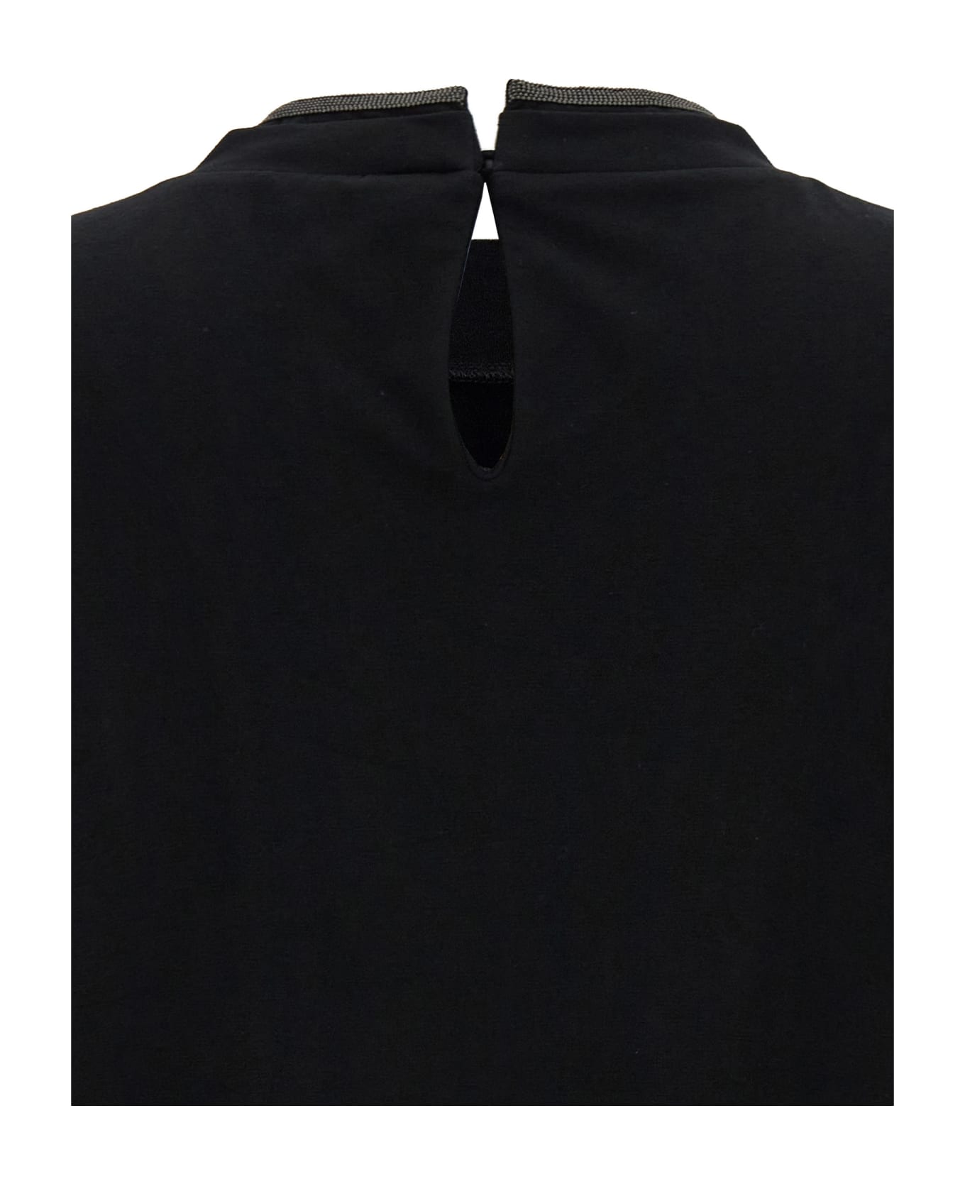 Brunello Cucinelli Monile Crew Neck T-shirt - Black Tシャツ