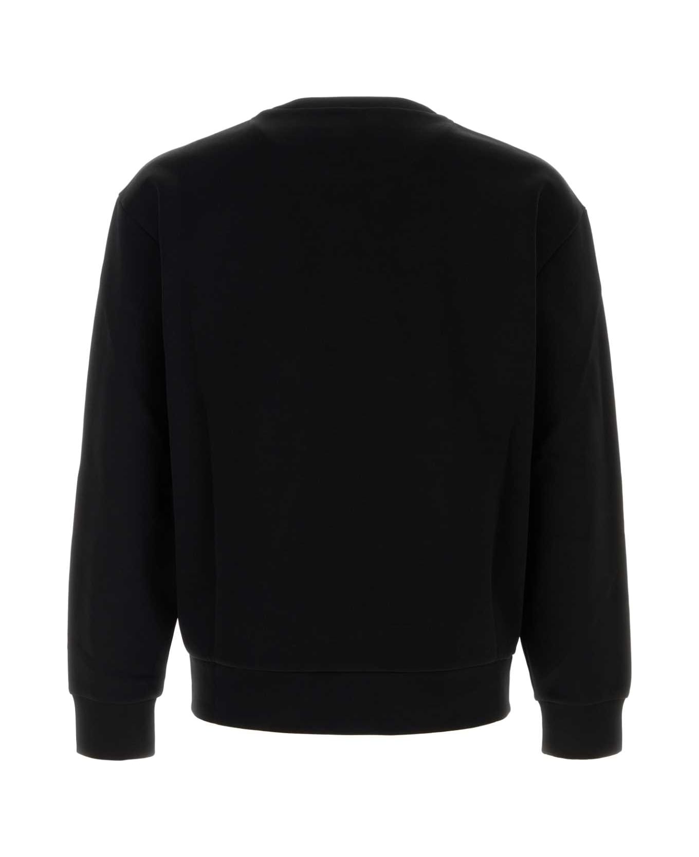 Prada Black Cotton Blend Sweatshirt - NERO